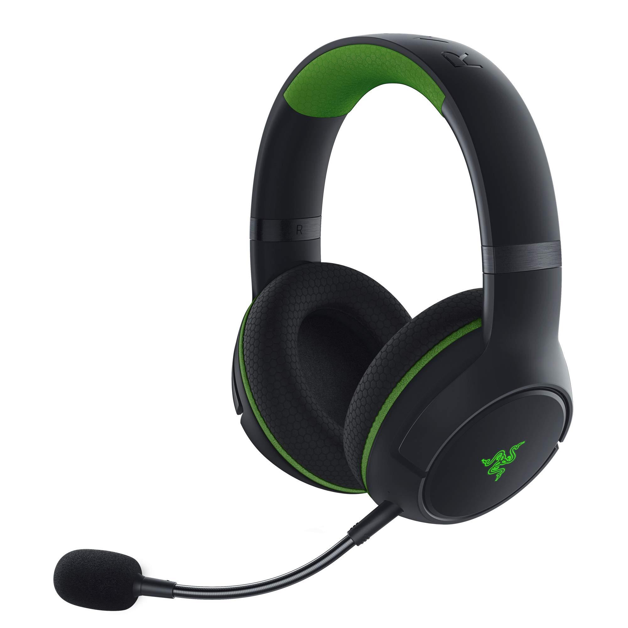 Wireless Xbox Gaming Headset: Razer Kaira Pro with Titanium Drivers & Supercardioid Mic - Black