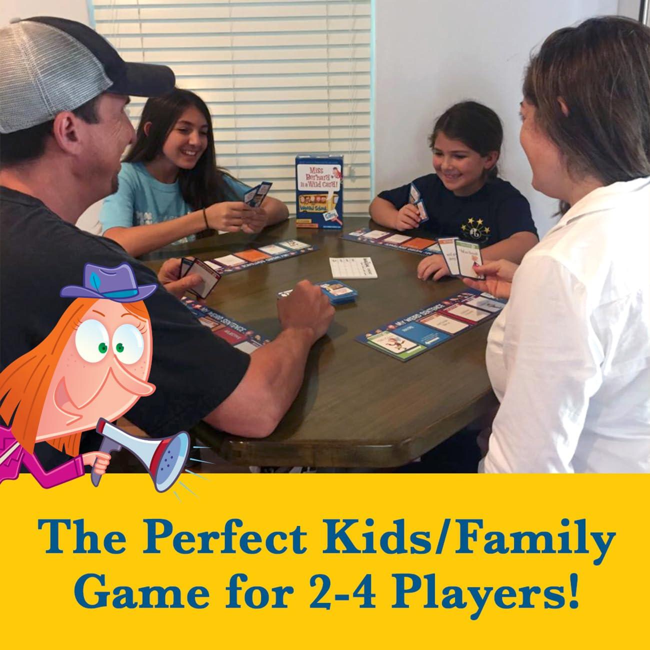 All Things Equal, Inc. THE OFFICIAL MY WEIRD SCHOOL GAME - MISS BERNARD IS A WILD CARD, Fun + Educational Game for Elementary School Kids, 2-4 Players, Ages 6-10 (+ Family) - Image 2