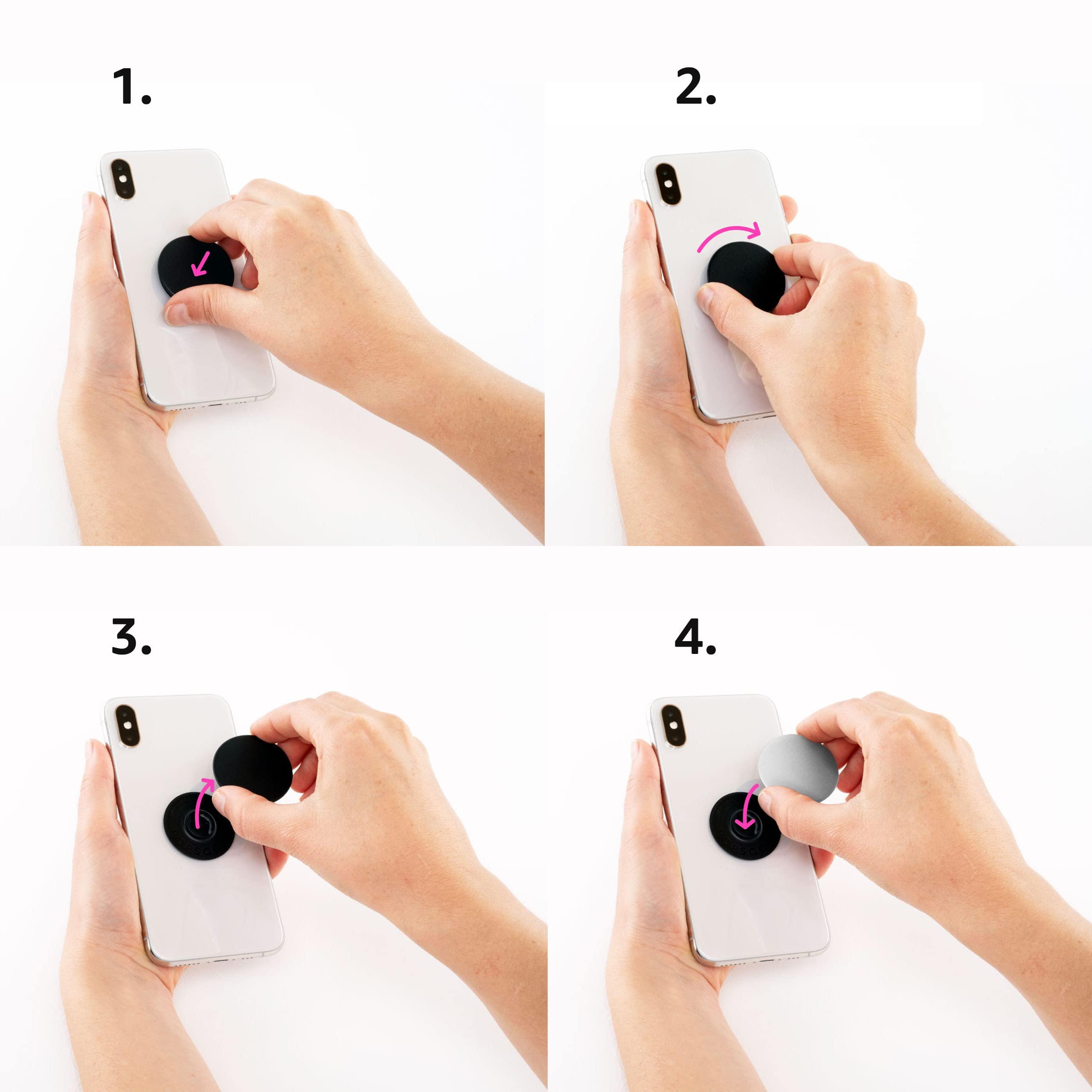 Funny Ta-Da Toast With Strawberry Raspberry Jam and Butter PopSockets Standard PopGrip - Image 4