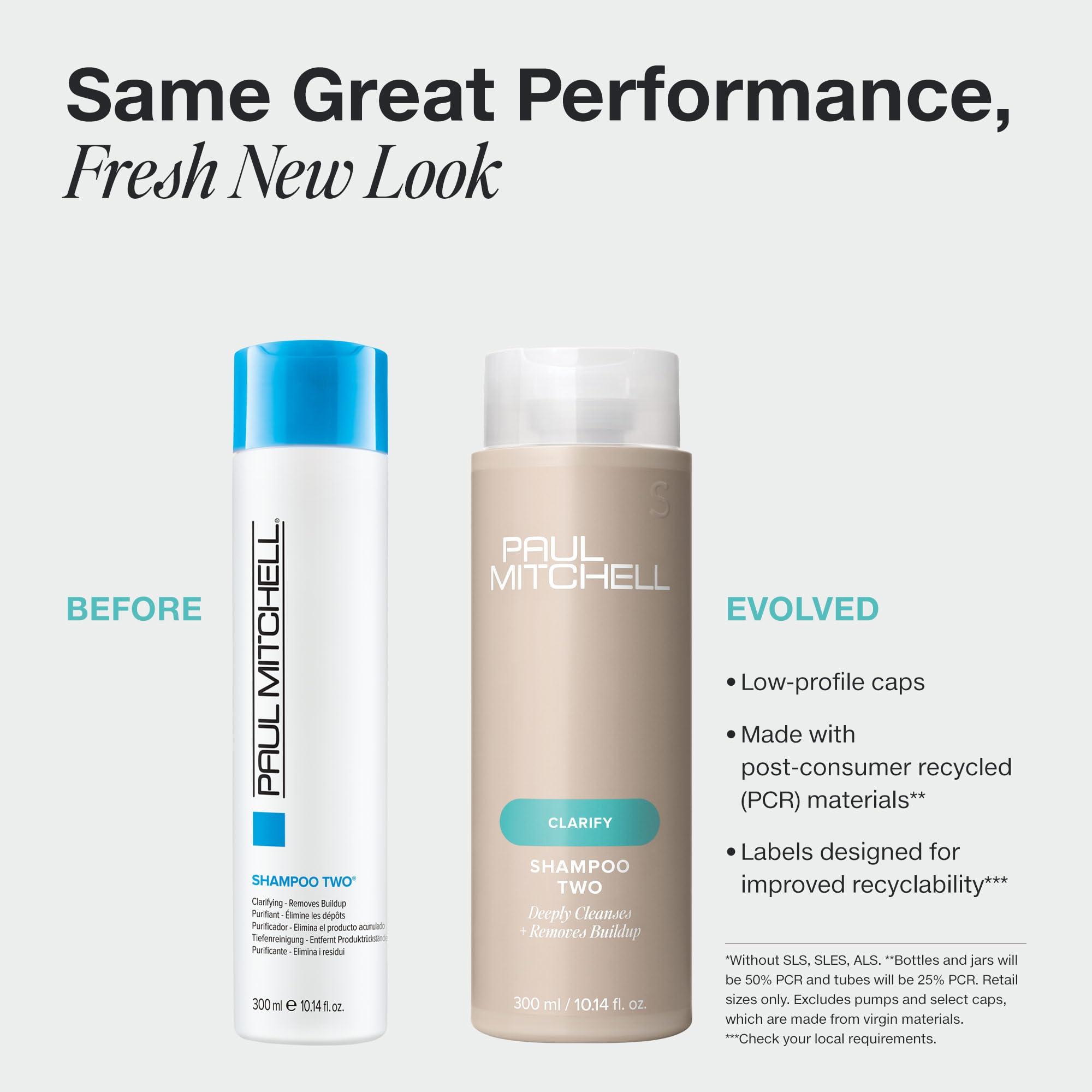 Paul Mitchell Shampoo Two, Clarifying Shampoo, Deep Cleanses + Removes Buildup, For All Hair Types, Especially Oily Hair - Image 2
