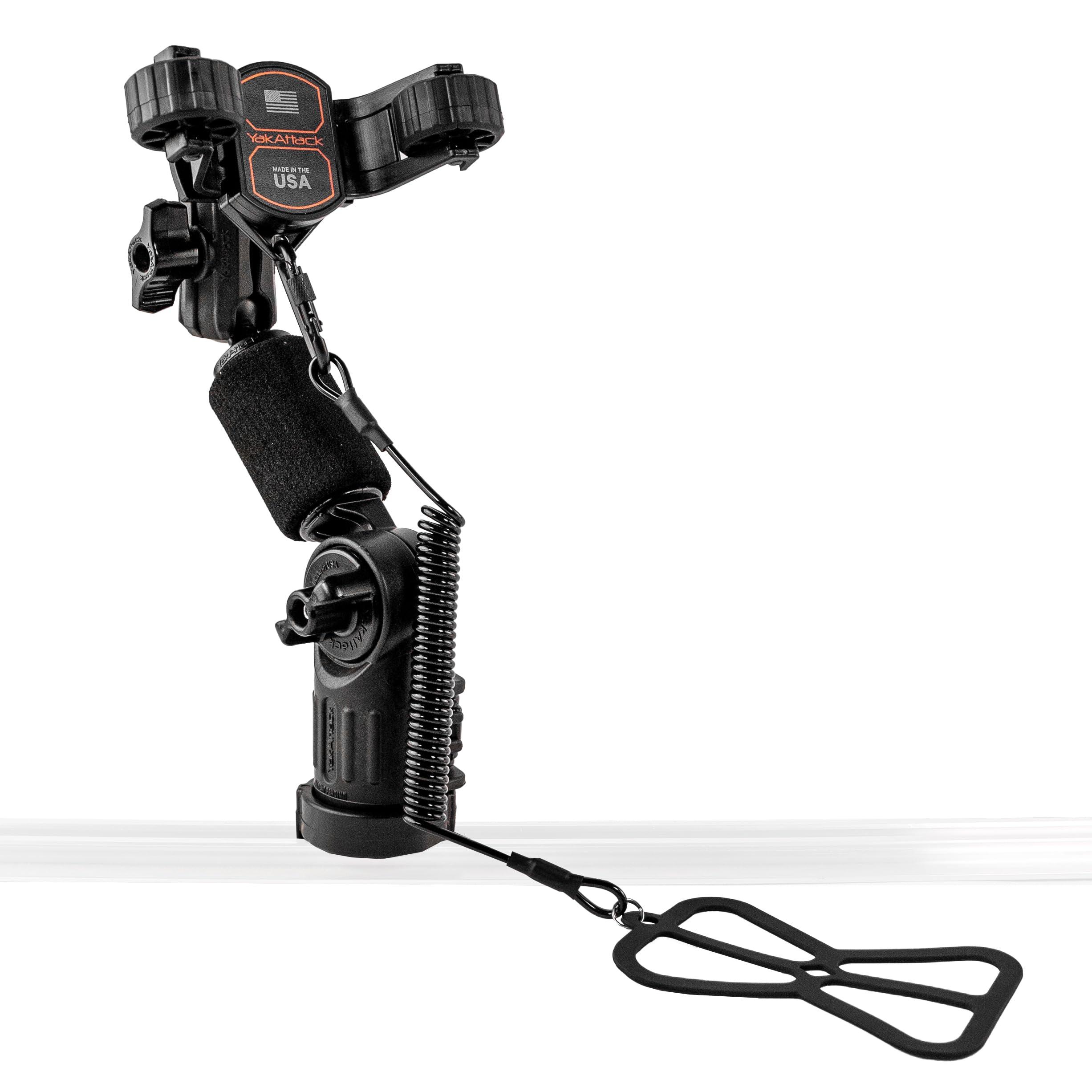 YakAttack RotoGrip Phone Holder Pro with LockNLoad Mount | Kayak Phone Mount for Fishing & Boating | One-Hand Operation | Fits iPhone 15 Pro Max, Galaxy S24 Ultra, Pixel 8 Pro | Made in USA - Image 2