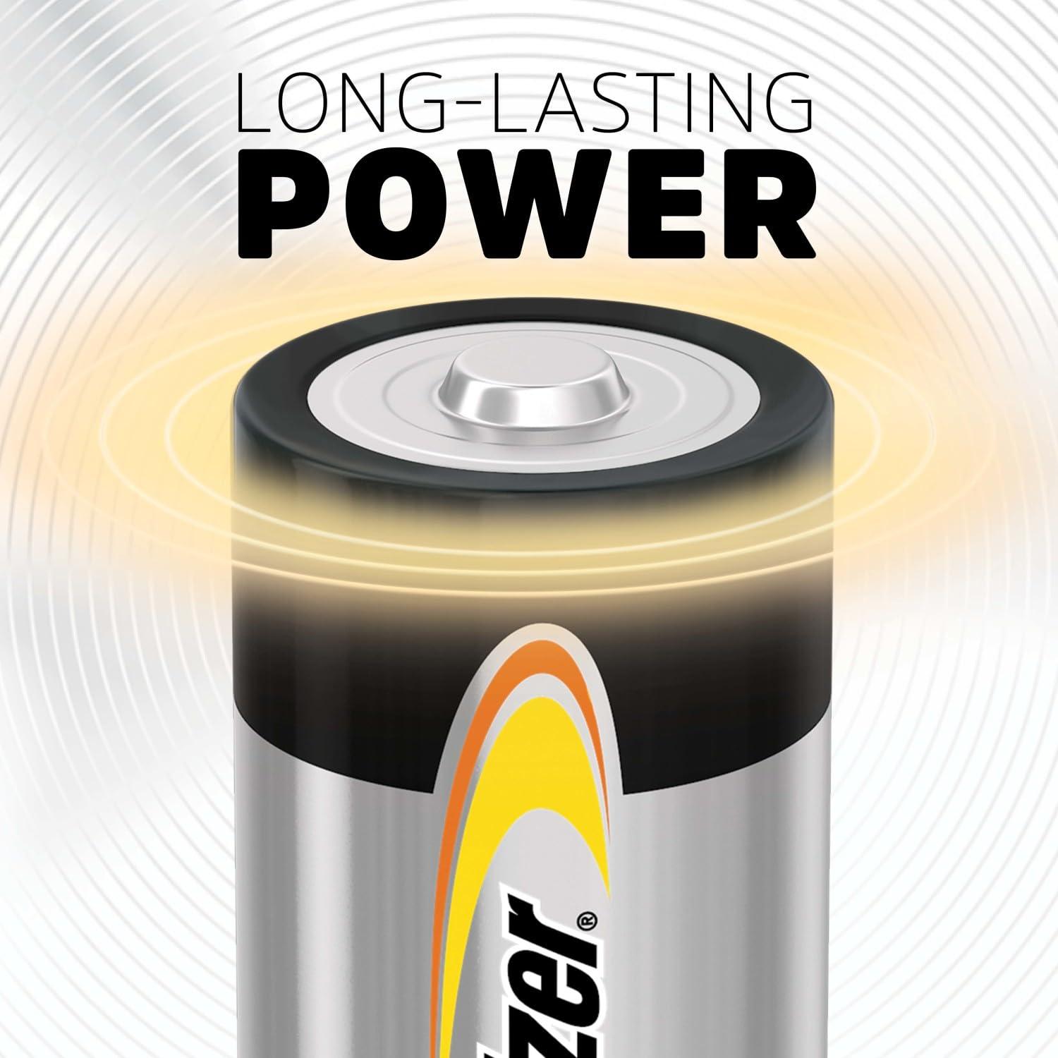Energizer Alkaline Power C Batteries (12 Pack), Long-Lasting Alkaline C Cell Batteries - Image 2