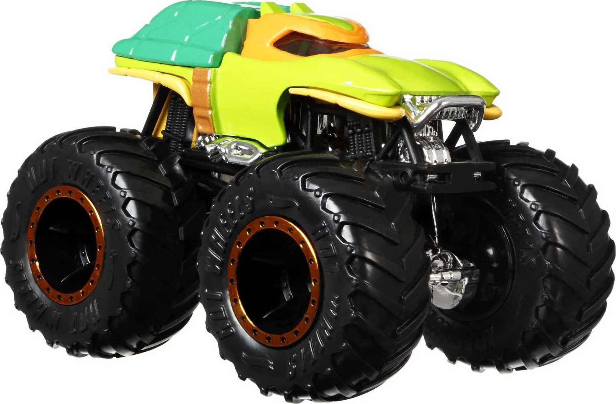 Hot Wheels Monster Trucks 1:64 Scale 2-Pack Assortment with Giant Wheels - Image 5
