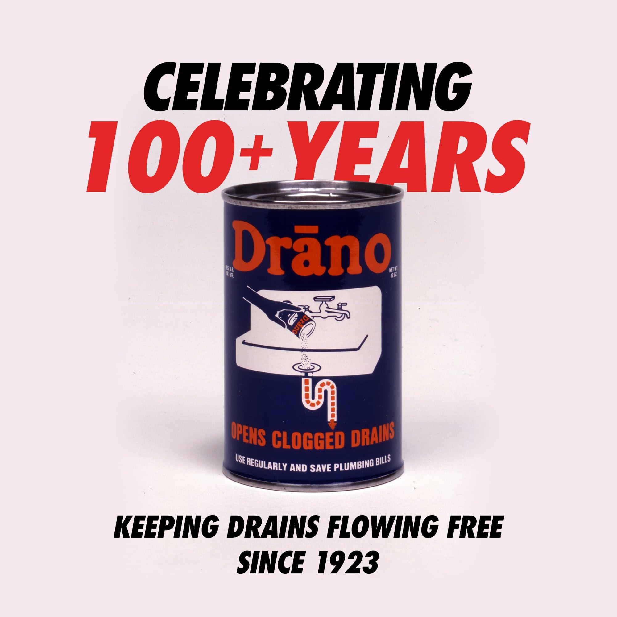Drano Max Gel Drain Clog Remover and Cleaner for Shower or Sink Drains, Unclogs and Removes Hair, Soap Scum, Blockages, 32 oz - Image 8
