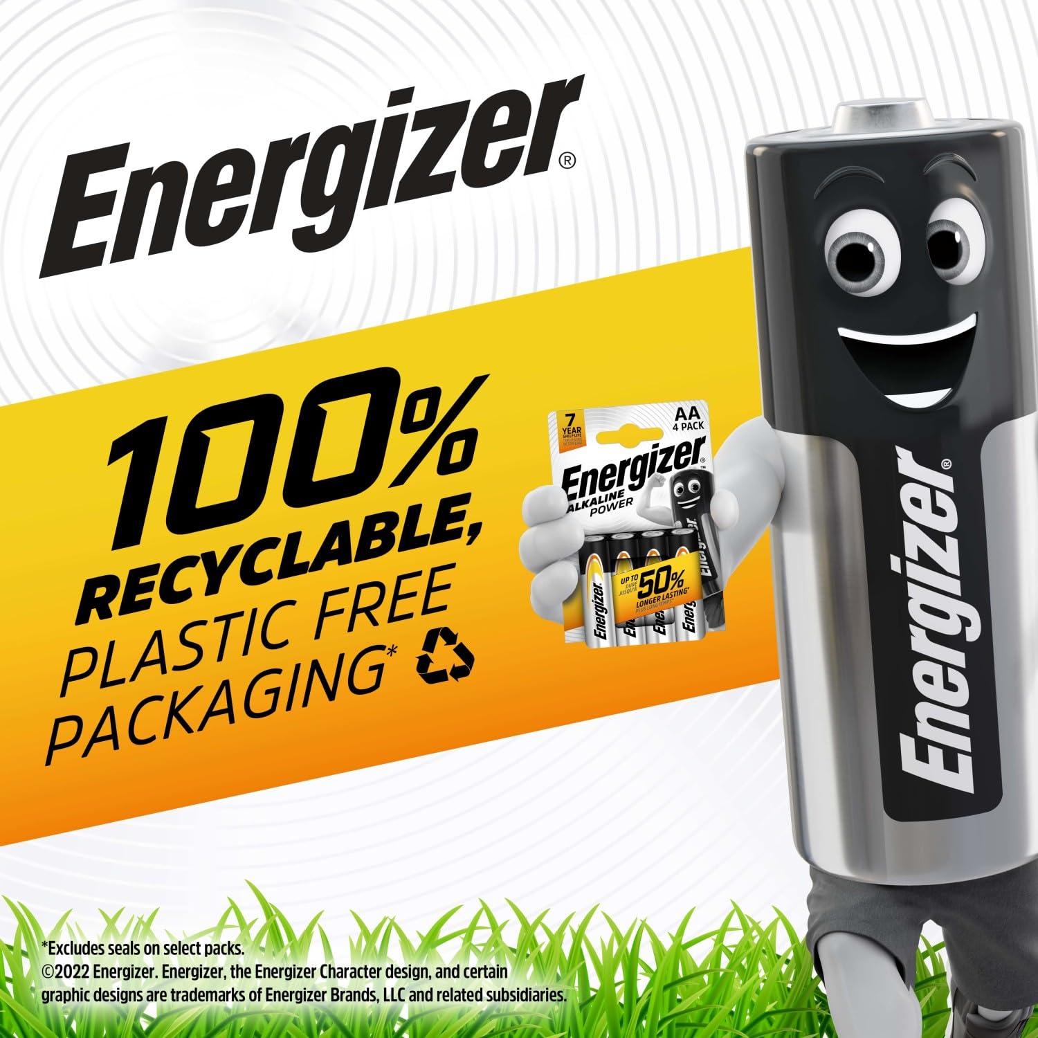 Energizer AA Batteries, Alkaline Power, 32 Pack, Double A Battery Pack - Amazon Exclusive (Packaging May Vary) - Image 6