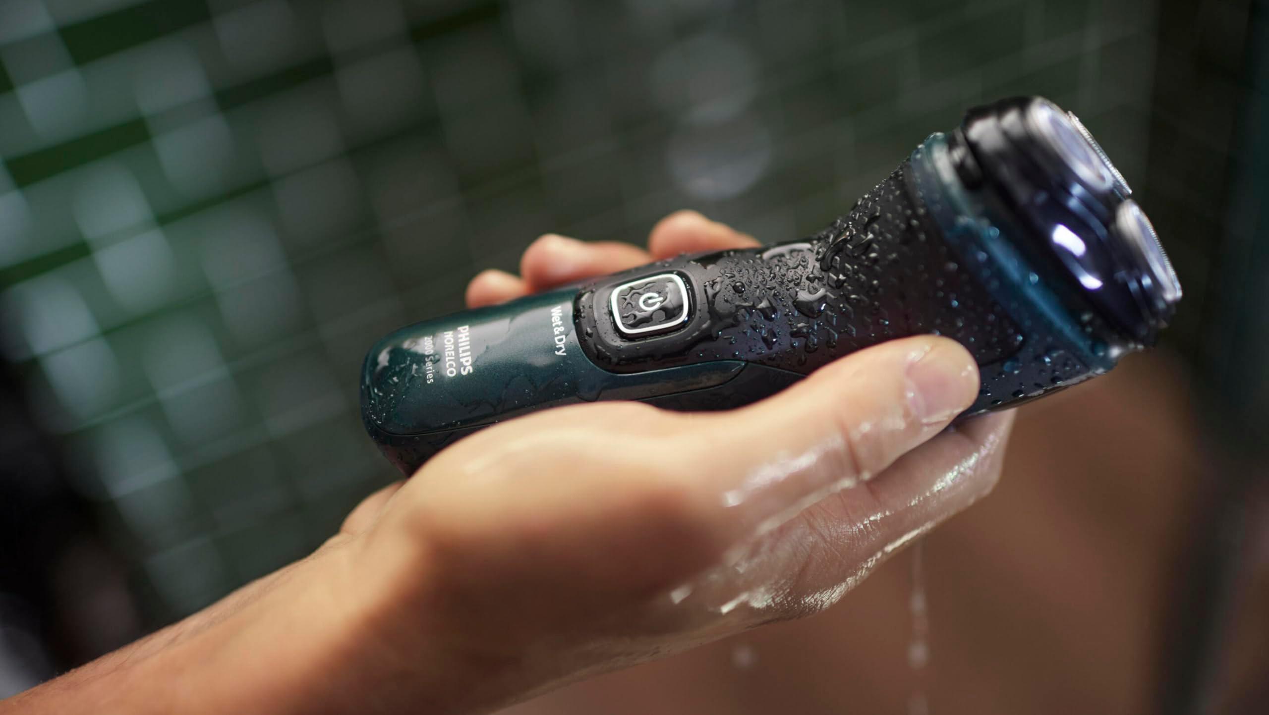 Philips Norelco Shaver 2600 Series, Wet and Dry Electric Shaver, Pop-up Trimmer, P-Cap, Travel Pouch, Dark Forest Green, Model X3052/91 - Image 11
