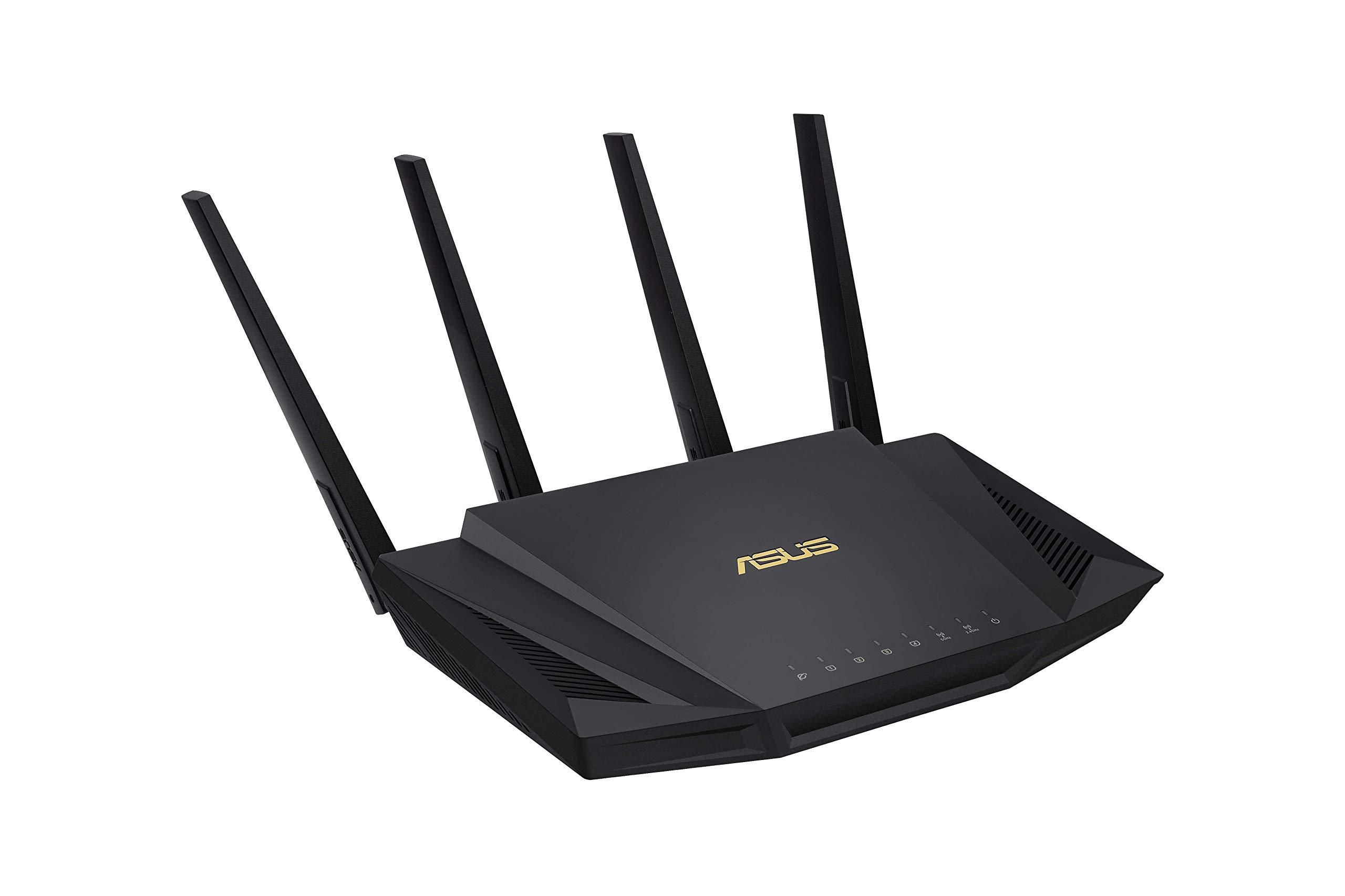 ASUS RT-AX3000 Ultra-Fast Dual Band Gigabit Wireless Router - Next Gen WiFi 6, Adaptive QoS, and AiProtection by Trend Micro | 1x WAN, 4x 1G LAN, 1x USB 3.0 - AiMesh Compatible - Image 6