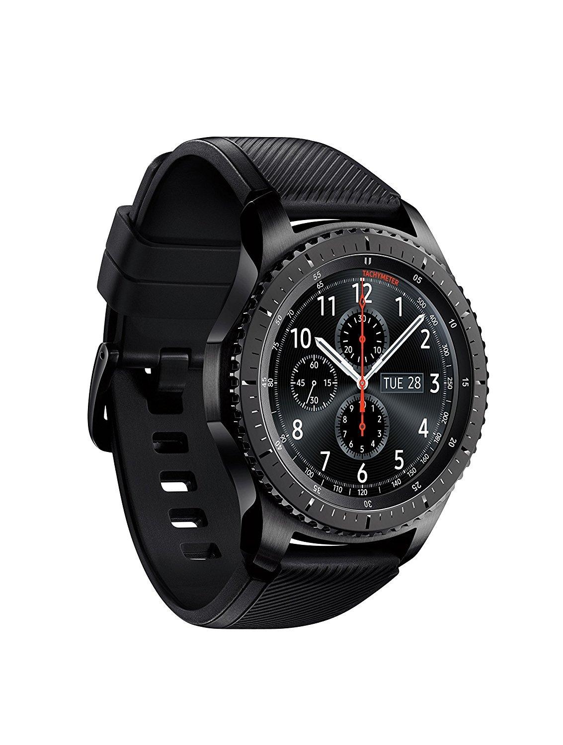 SAMSUNG GEAR S3 FRONTIER Smartwatch 46MM - Dark Gray (Renewed)