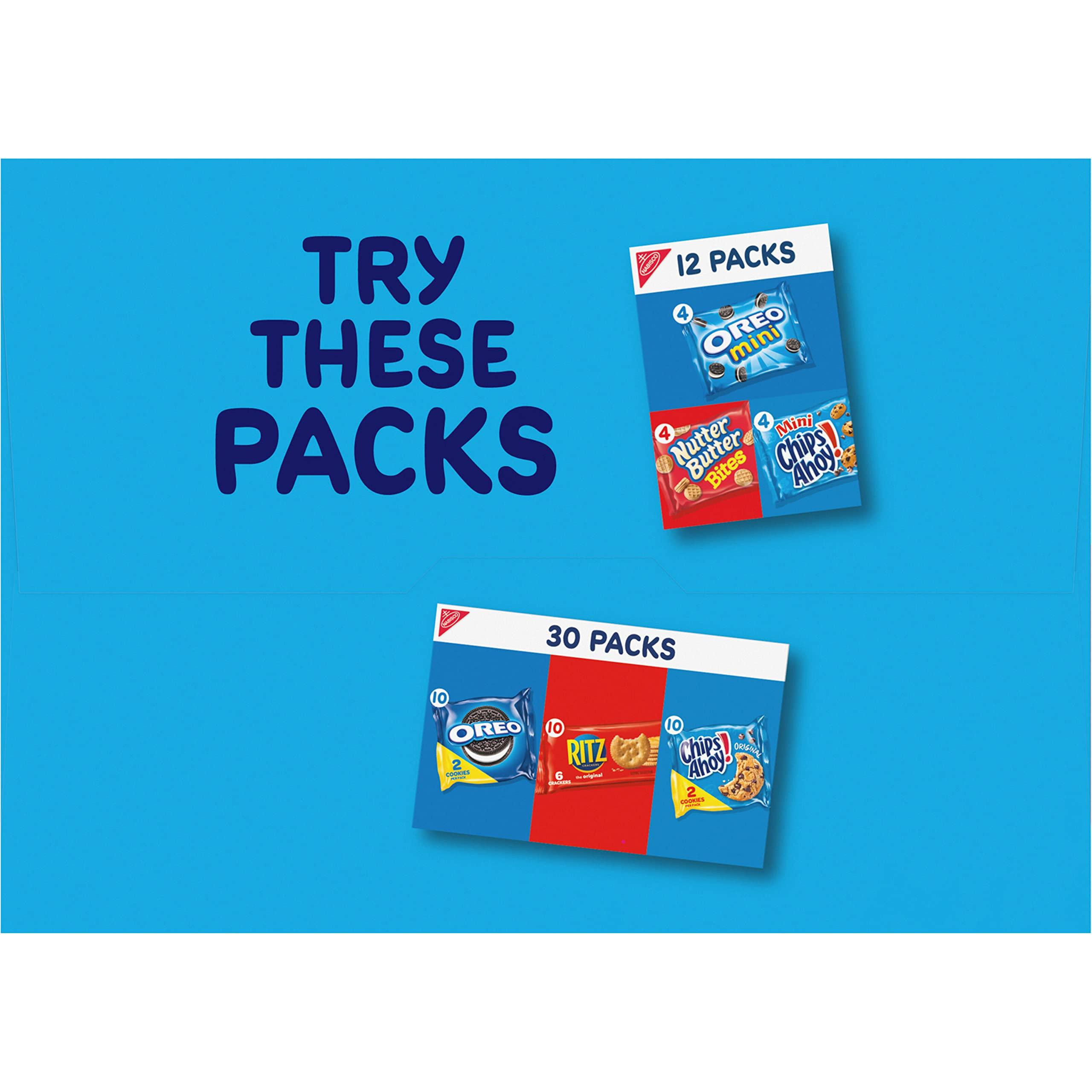 Nabisco Fun Shapes Variety Pack, Barnum's Animal Crackers, Teddy Grahams and CHIPS AHOY! Cookies, 20 Snack Packs - Image 16