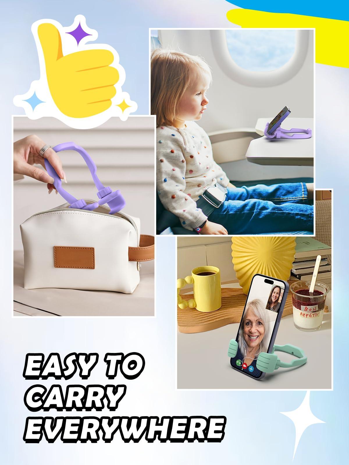 Cell Phone Stand Thumbs Up Lazy Phone Stand - 2 Pack Phone Holder 2025 College Graduation Gifts for Her Him Cellphone iPhone Stand for Desk Birthday Gifts for Teens Girls Boys Adults Women Men Wife - Image 7