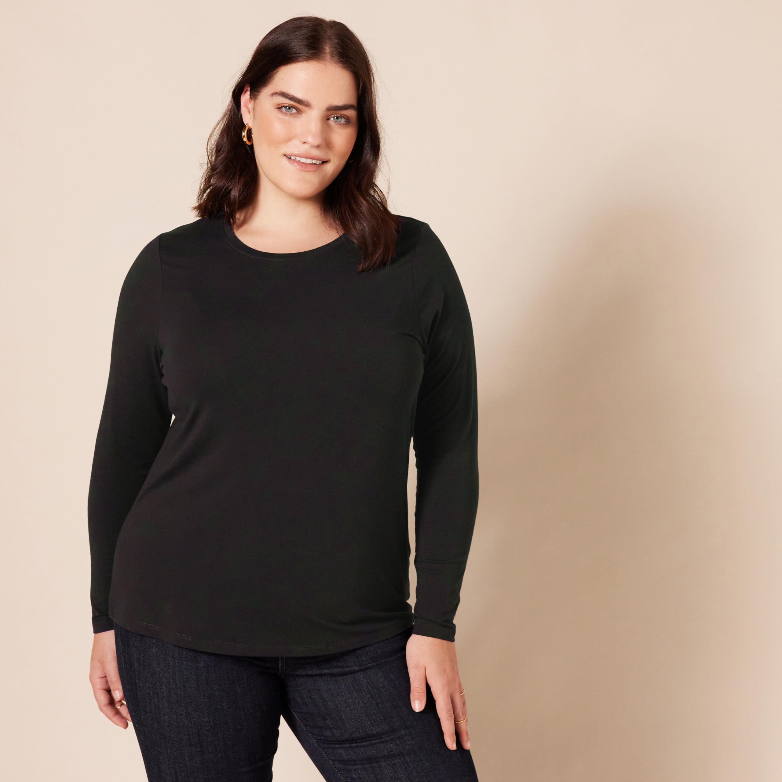 Amazon Essentials Women's Classic-Fit Long-Sleeve Crewneck T-Shirt (Available in Plus Size) - Image 6