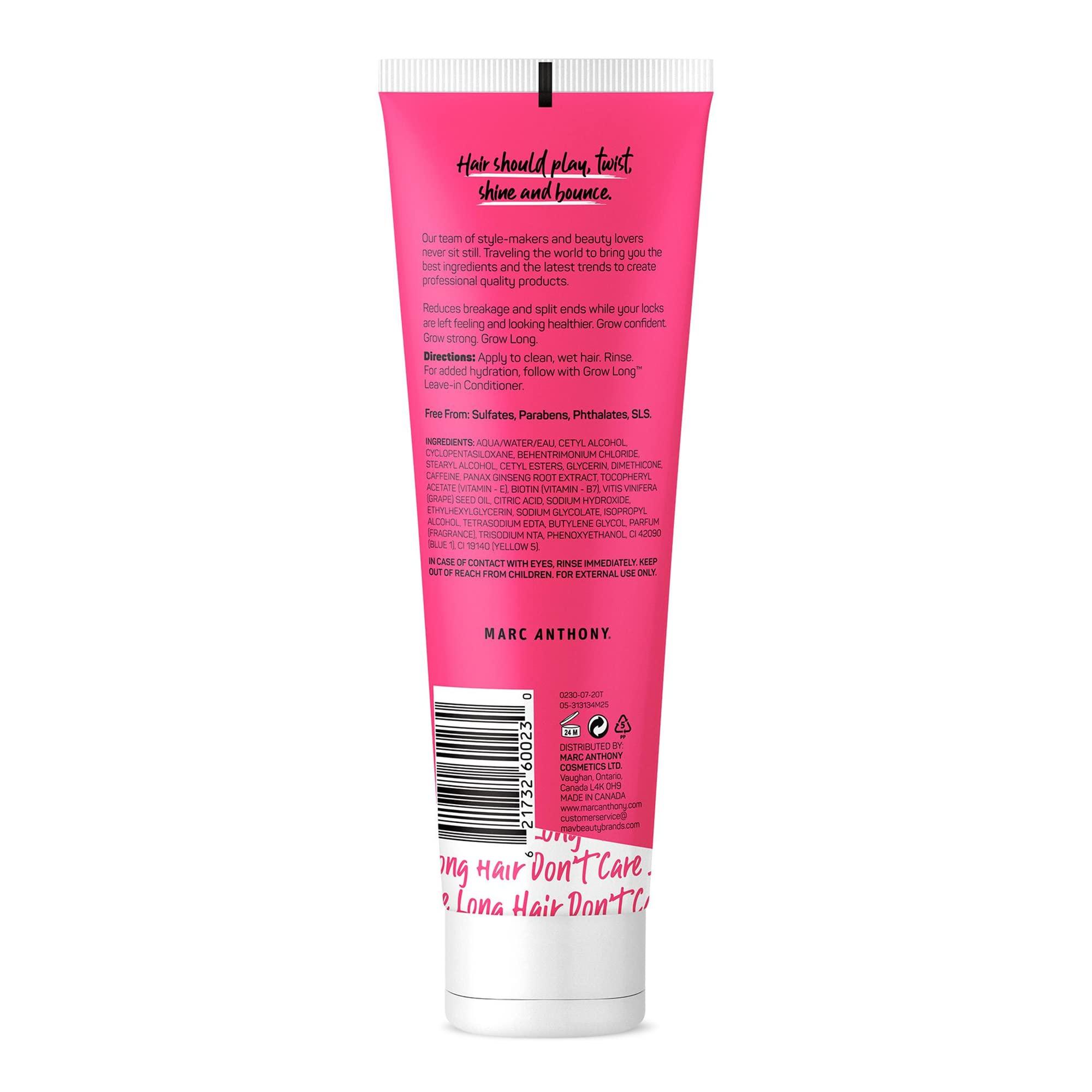 Marc Anthony Strengthening Conditioner, Grow Long - Anti-Frizz, Anti-Breakage & Nourishing Formula For Split Ends, & Hair Growth - Biotin, Vitamin E, Caffeine & Ginseng for Dry & Damaged Hair - Image 2
