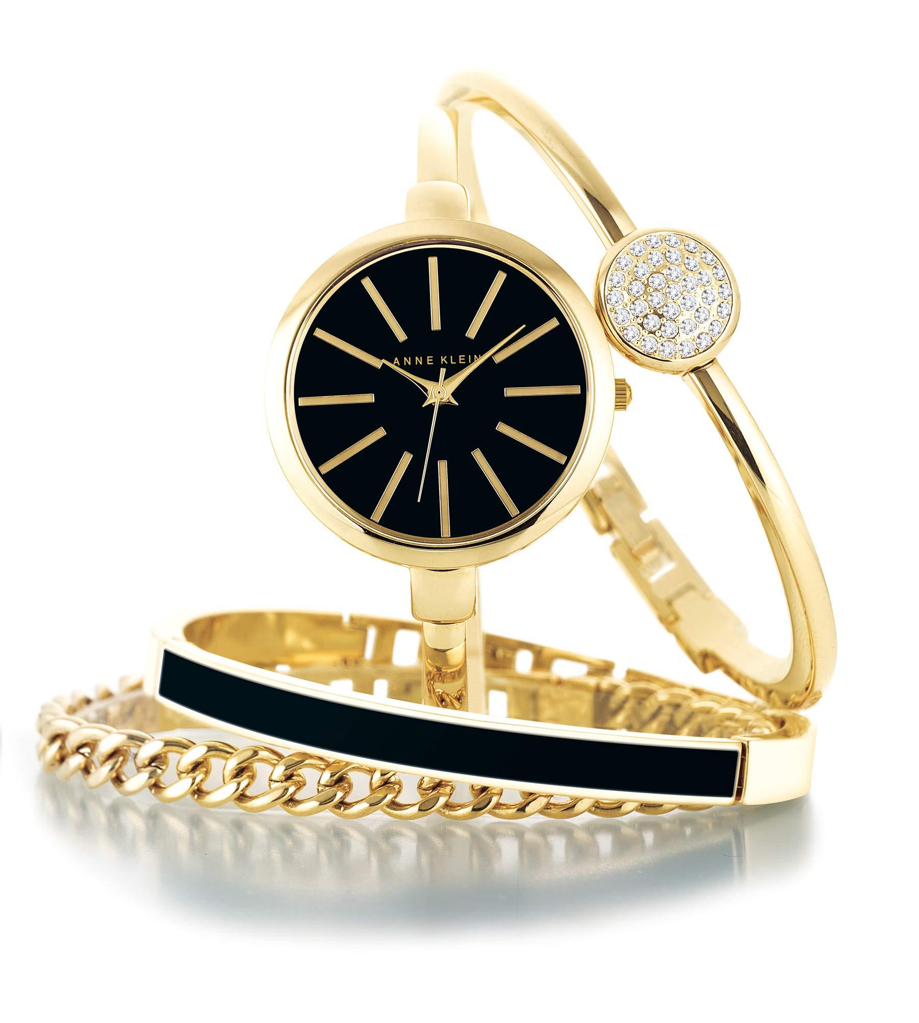 Anne Klein Women's Bangle Watch and Bracelet Set - Image 7