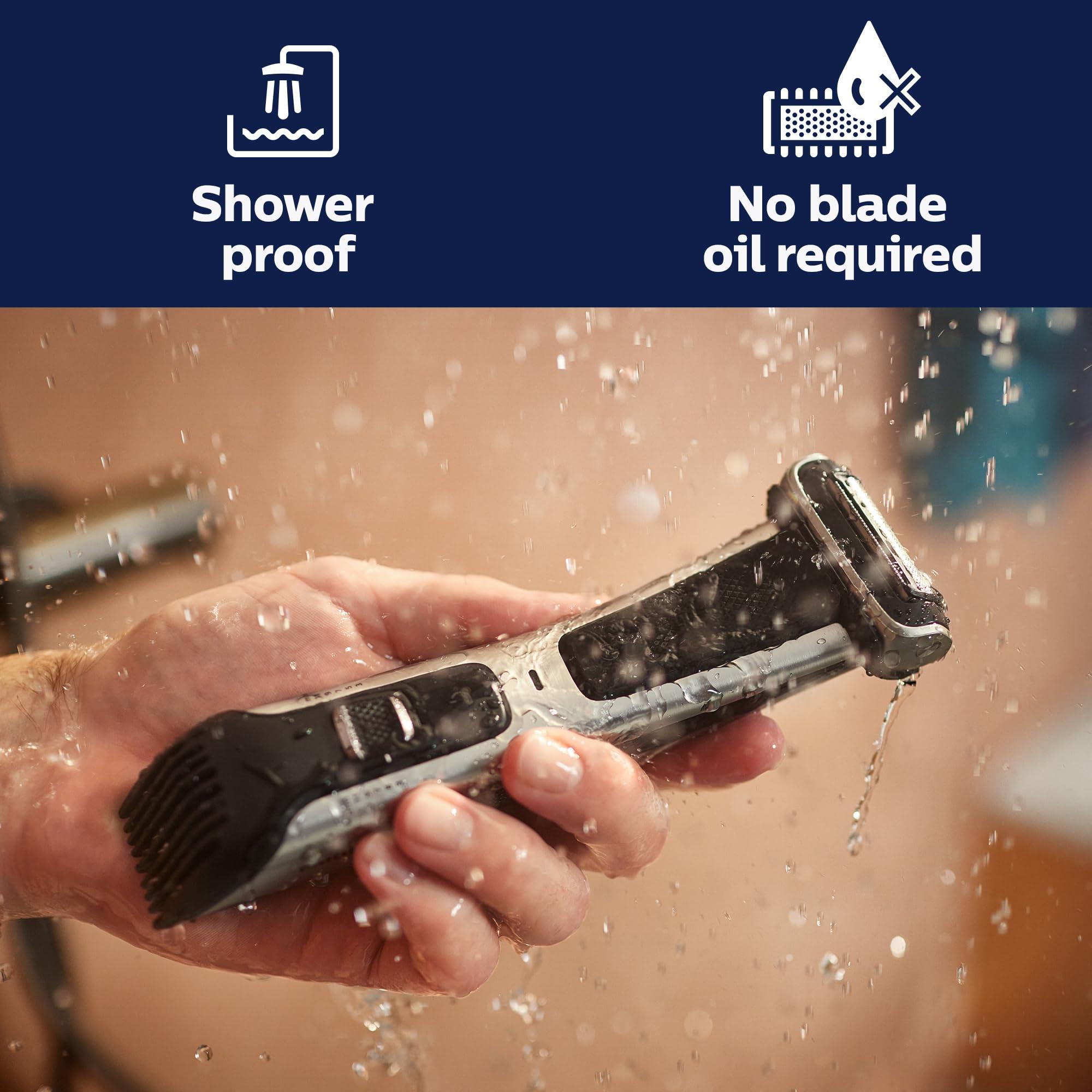 Philips Norelco Bodygroom 7000 Series, Showerproof Groin and Body Trimmer for Men, Precise Body Grooming, Adjustable Comb, Safe Even Below The Belt, 80 Min. Runtime, Model BG7030/49 - Image 5