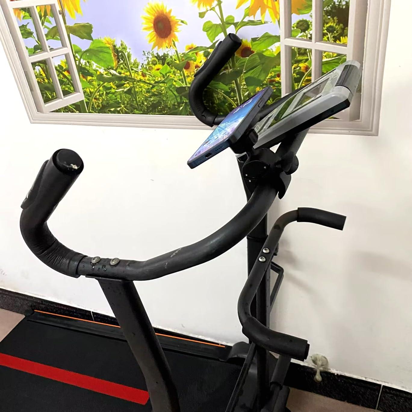 DHYSTAR Magnetic Cell Phone Holder Mount for Indoor Exercise Bike Compatible with Peloton,Treadmill, Elliptical,Gym Equipment,Golf Push Cart,Stroller,Compatible with MagSafe iPhone Smartphones - Image 7