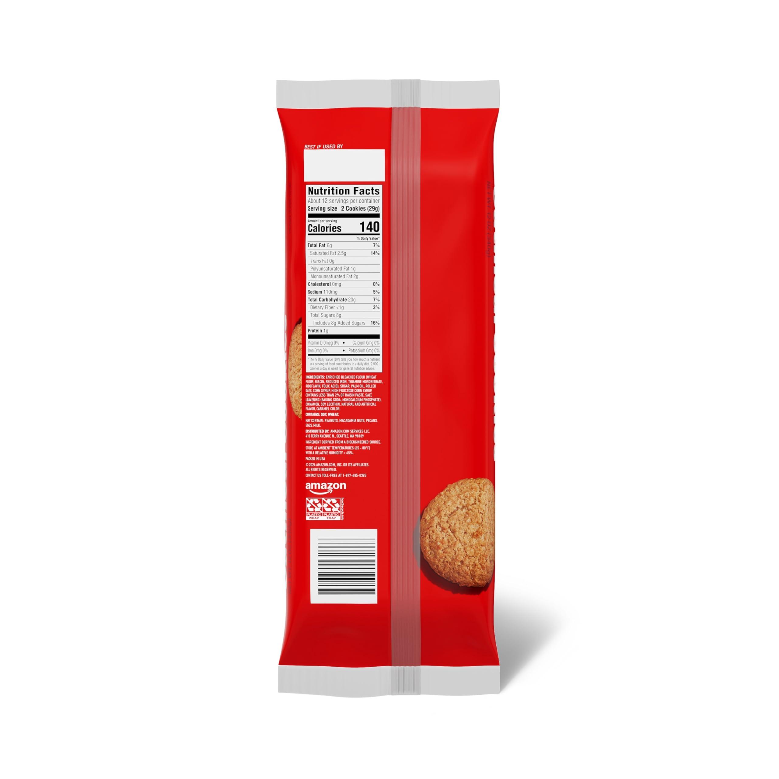 Amazon Saver, Crispy Oatmeal Cookies, 12 ounce (Previously Happy Belly, Packaging May Vary) - Image 2