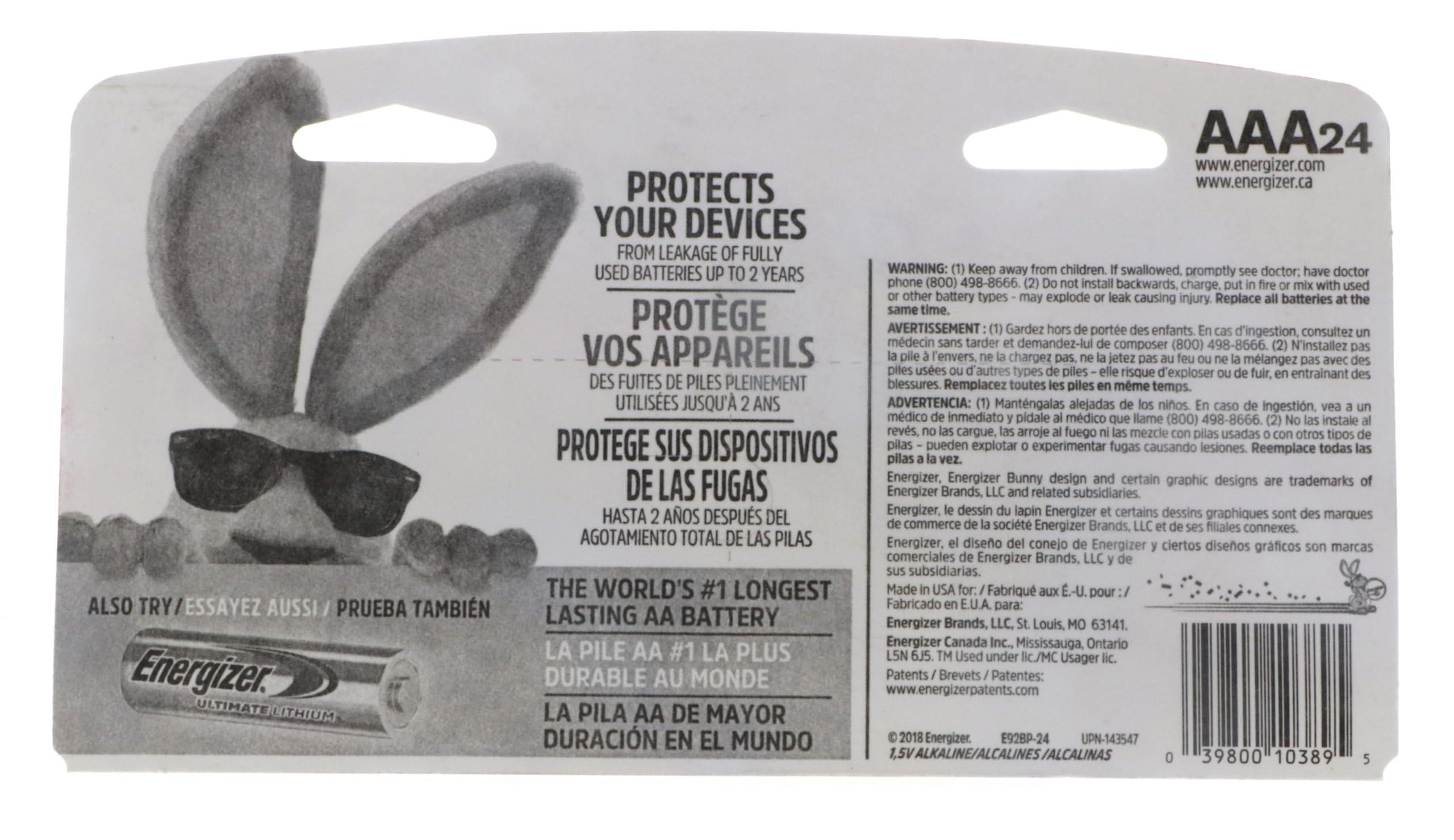 Energizer AAA Batteries (48 Count), Triple A Max Alkaline Battery - Image 4