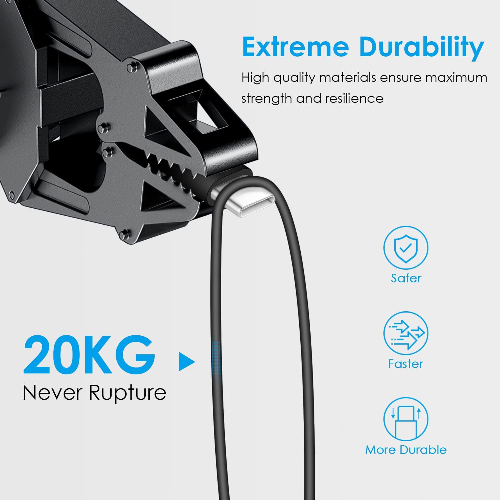 25W USB-C Fast Charger Block with C-to-C Cable [PD PPS Compatible] for Galaxy S24/S23/S22, Pixel 8/7, Z Flip 5, i Phone 16/15 - Compact Type C Charger - Image 4