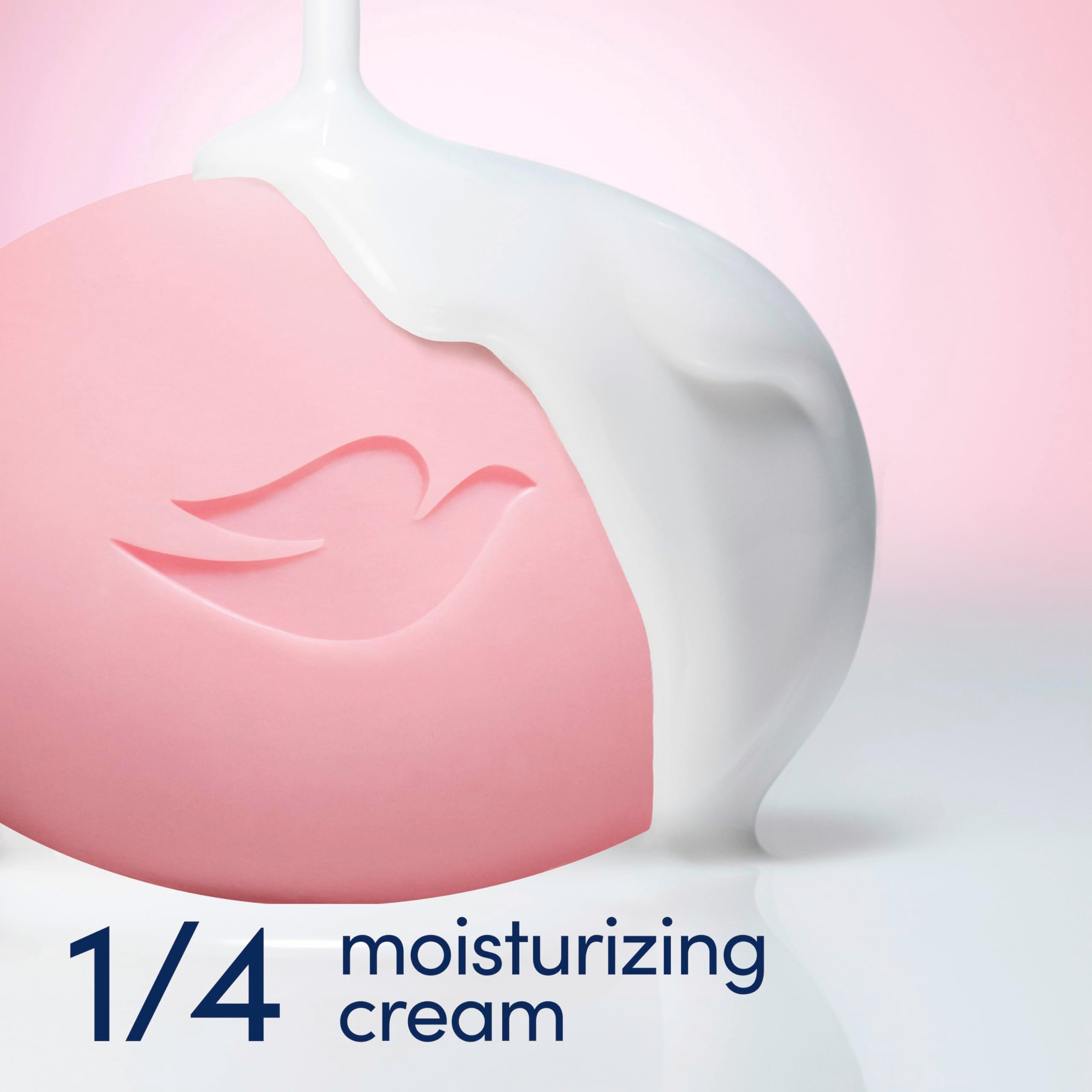 Dove Beauty Bar Soap Pink Rosa 6 Count for Soft, Smooth Skin, Cleans & Moisturizes 3.75 oz - Image 5