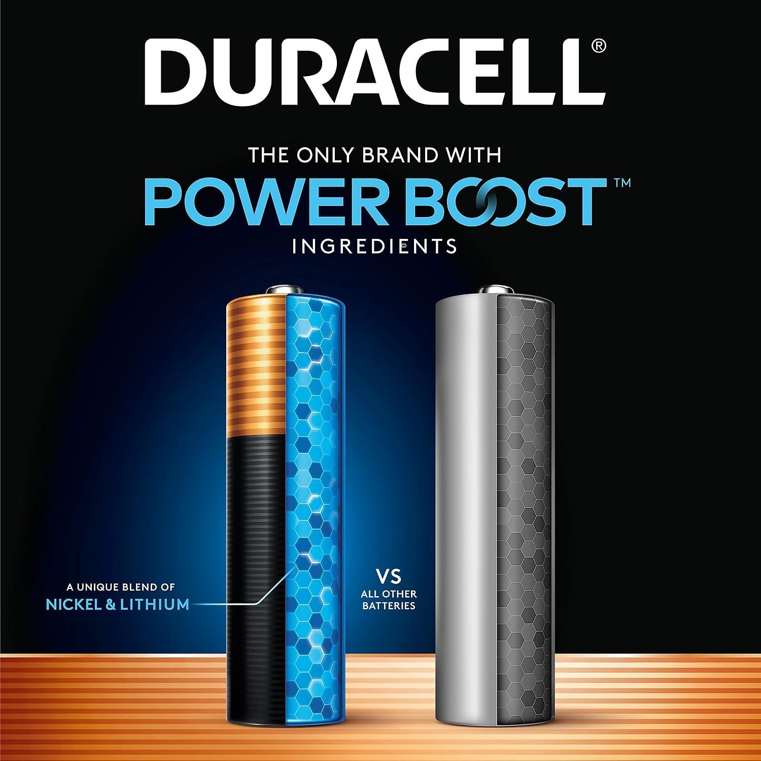 Duracell MN15P36 Standard Battery, AA, Alkaline, PK36 Lighting, 36 Count (Pack of 1), Black - Image 2