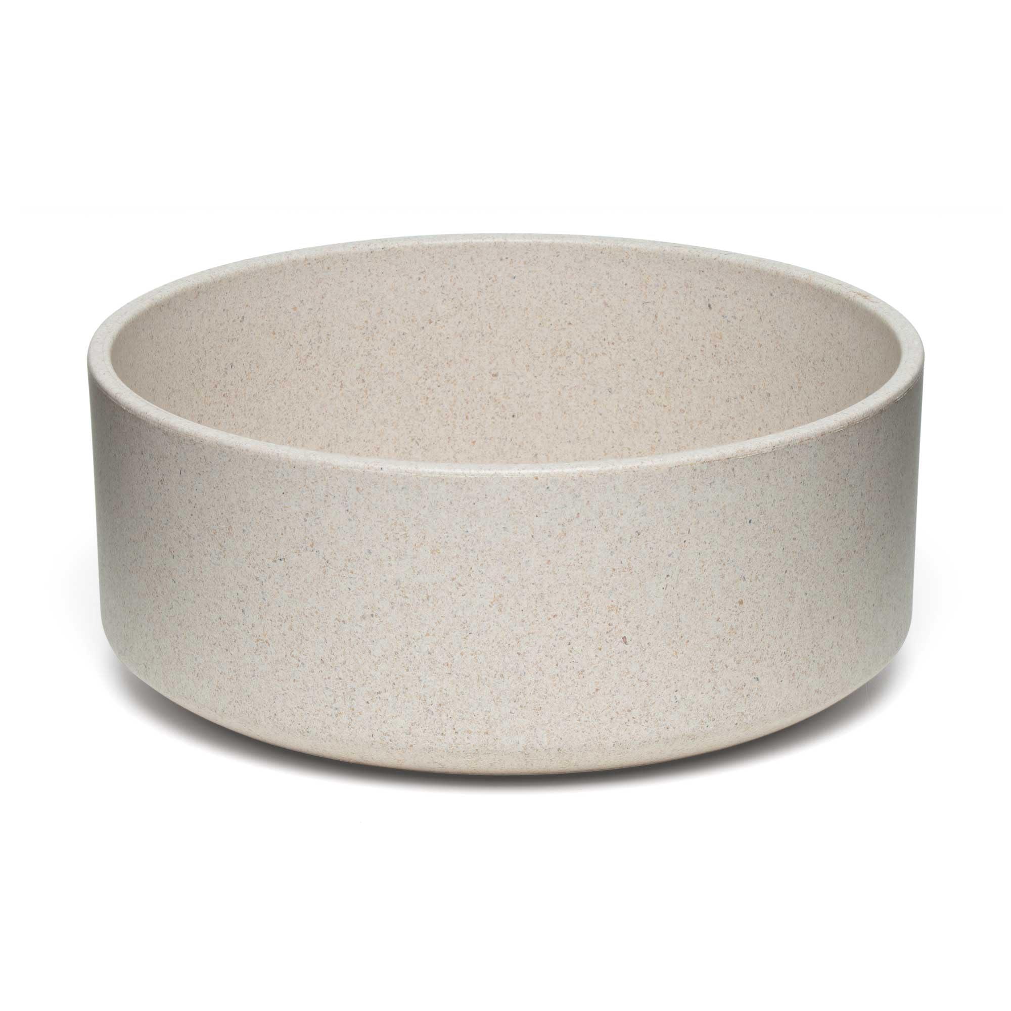 Loving Pets - Dolce Bamboo - Eco-Friendly Pet Bowls & Dishes for Dog, Cats, Puppy Food and Water Dish -Sustainable and Dishwasher Safe, Made with Real Bamboo (Medium, Oat-Beige)