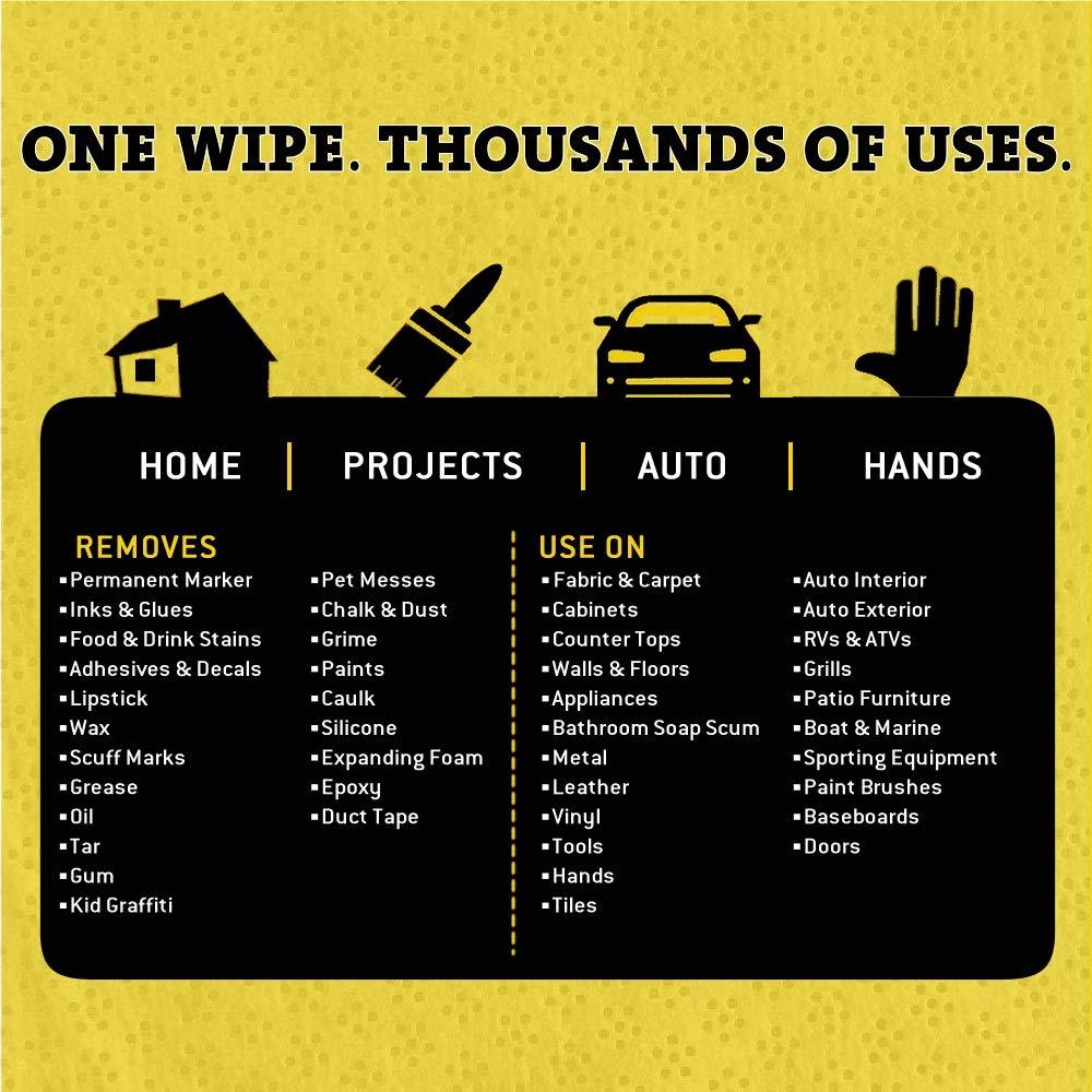 Tub O Towels TW90 Heavy-Duty 10" x 12" Size Multi-Surface Cleaning Wipes, 90 Count Per Canister - Image 6