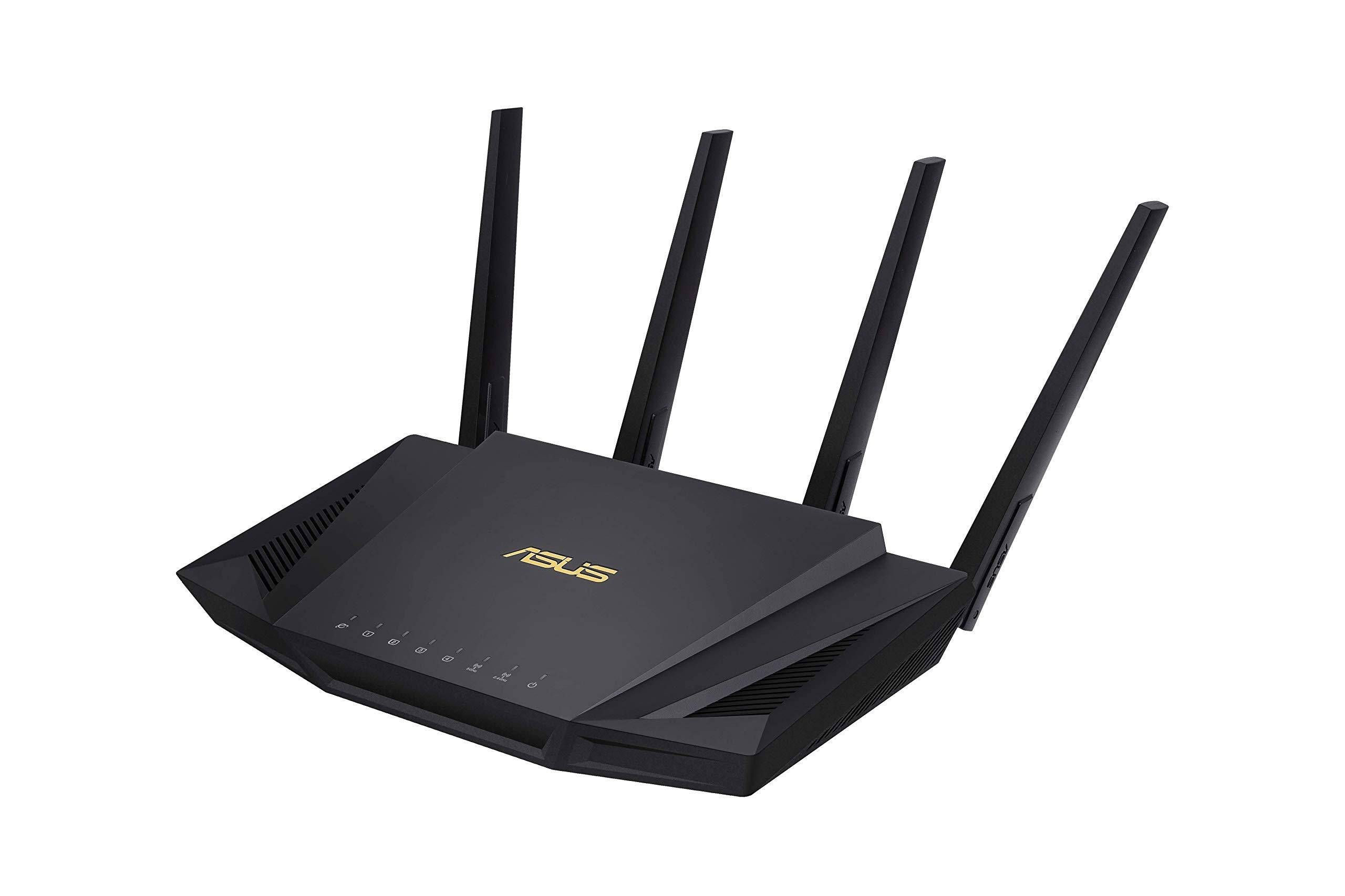 ASUS RT-AX3000 Ultra-Fast Dual Band Gigabit Wireless Router - Next Gen WiFi 6, Adaptive QoS, and AiProtection by Trend Micro | 1x WAN, 4x 1G LAN, 1x USB 3.0 - AiMesh Compatible - Image 7