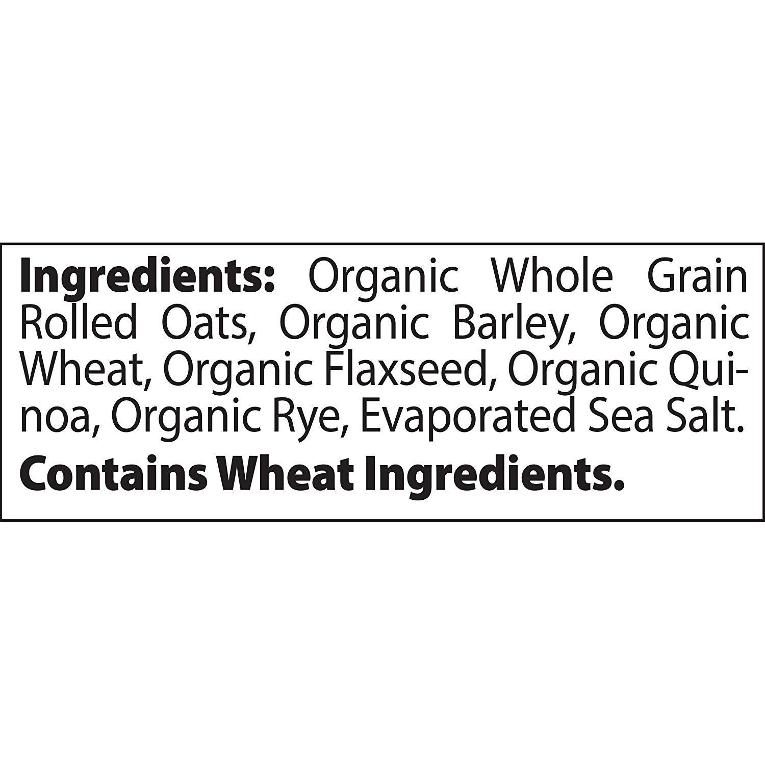 Better Oats Bare Organic Multigrain Hot Cereal Packets, Instant Oatmeal, Thick and Hearty Texture, USDA Organic, Box of 8 Pouches (Pack of 6) - Image 2