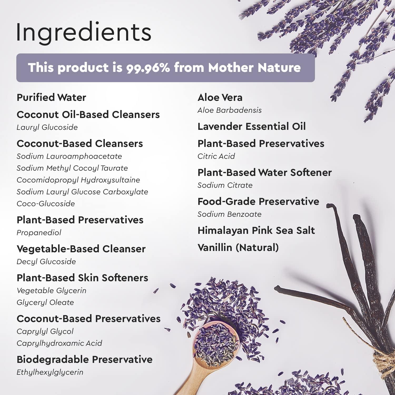 Puracy Organic Hand Soap, Professional Hand Washers We've All Become, Moisturizing Natural Gel Hand Wash Soap, Liquid Hand Soap Refills for Soft Skin (Refill Lavender & Vanilla, 48 Ounce) - Image 6
