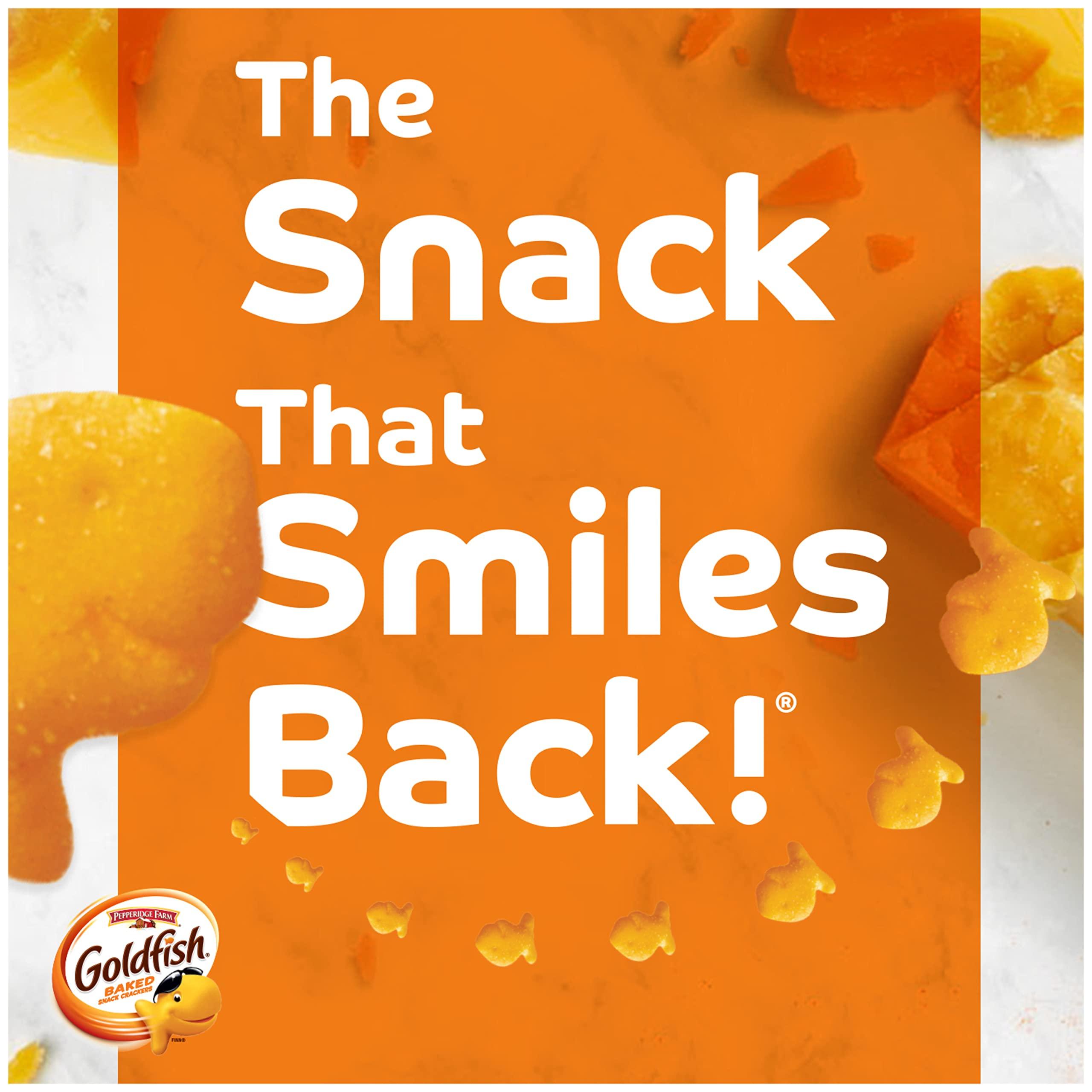 Pepperidge Farm Goldfish Cheddar Crackers, 1.5 oz. Snack Packs, 30 Count - Image 5