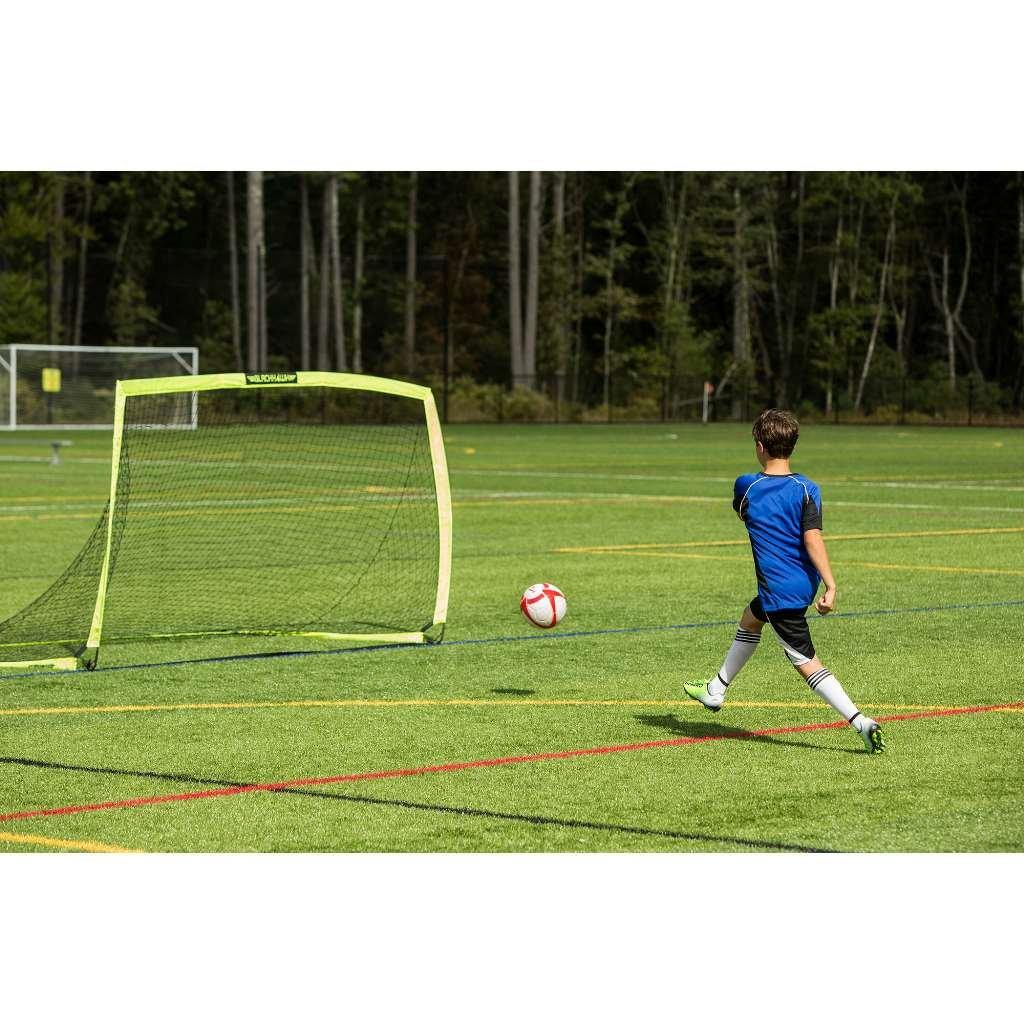 Franklin Sports Blackhawk Backyard Soccer Goal - Portable Pop Up Soccer Nets - Youth + Adult Folding Indoor + Outdoor Goals - Multiple Sizes + Colors - Perfect for Games + Practice - Image 2