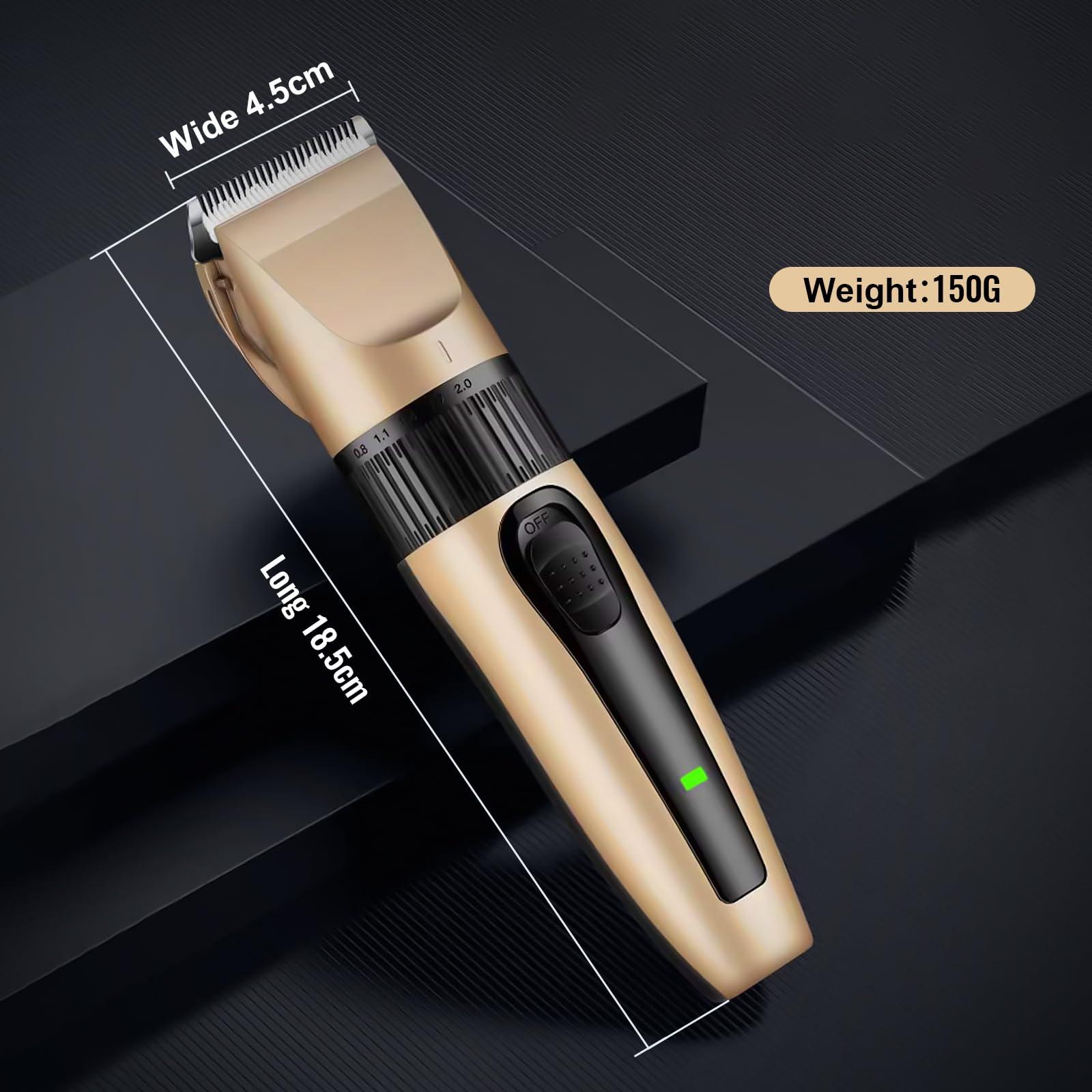 Hair Clipper Trimmer Set JVXYUIEH Beard Trimmer Men's Cordless Hair Clippers Suitable for Men, Women, and Children - Image 7