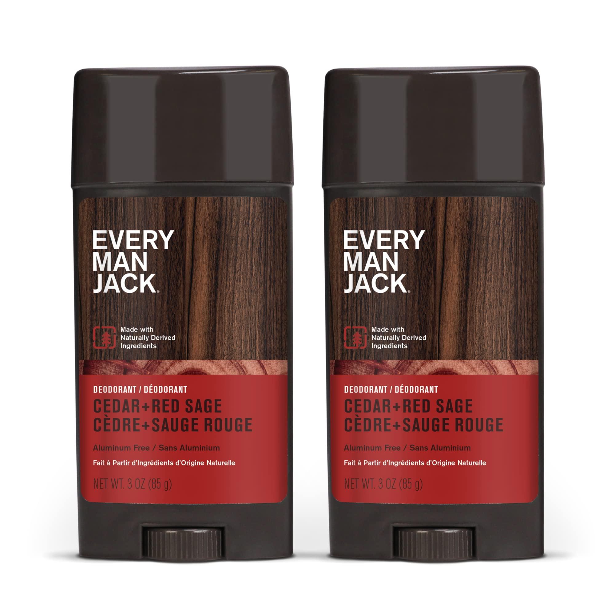 Every Man Jack Cedar + Red Sage Men’s Deodorant - Stay Fresh with Aluminum Free Deodorant For all Skin Types - Odor Crushing, Long Lasting, with Naturally Derived Ingredients - 3oz (2 Pack) - Image 10