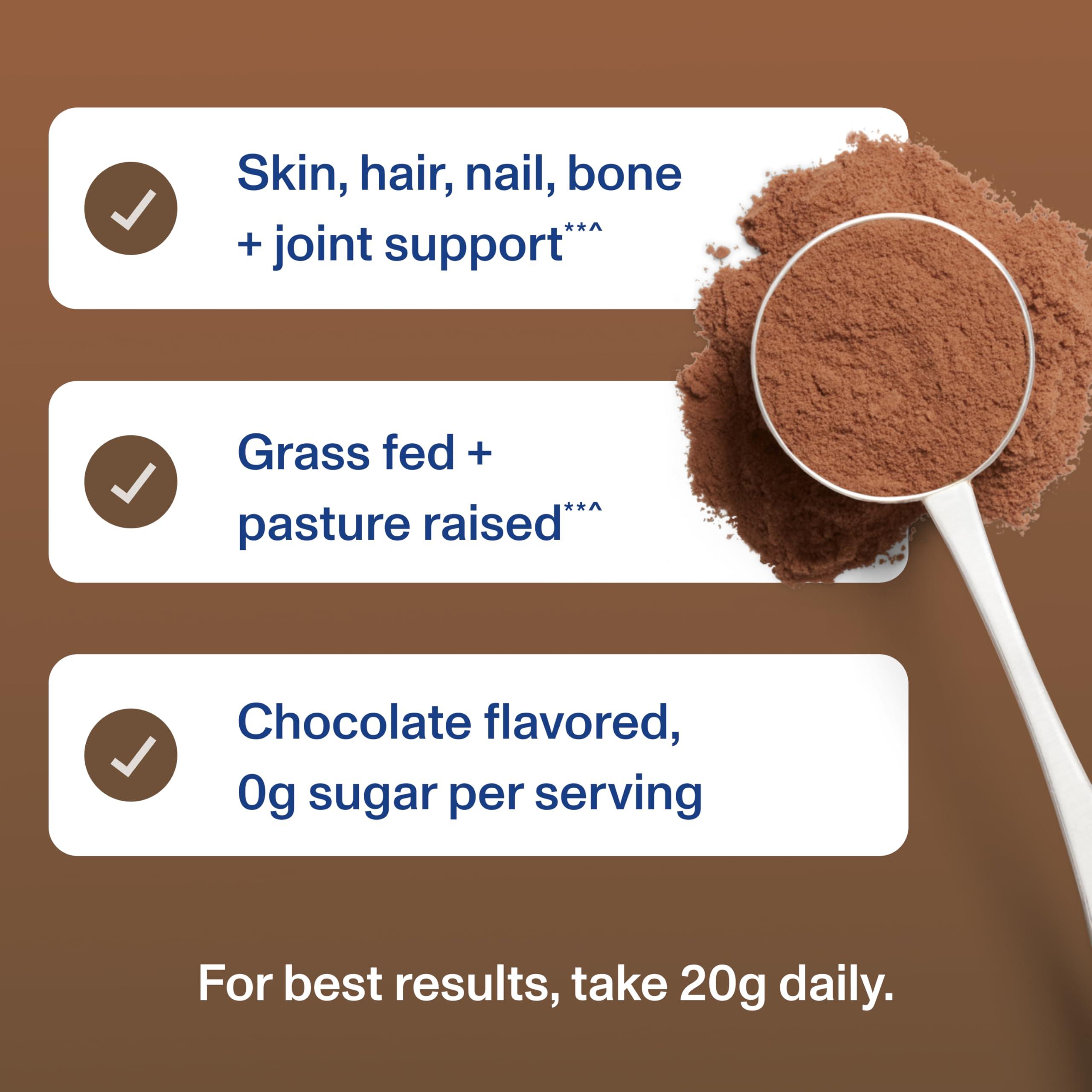 Vital Proteins Collagen Peptides Powder - Chocolate Powder for Hair, Nail, Skin, Bone & Joint Health, 13.5oz - Image 5