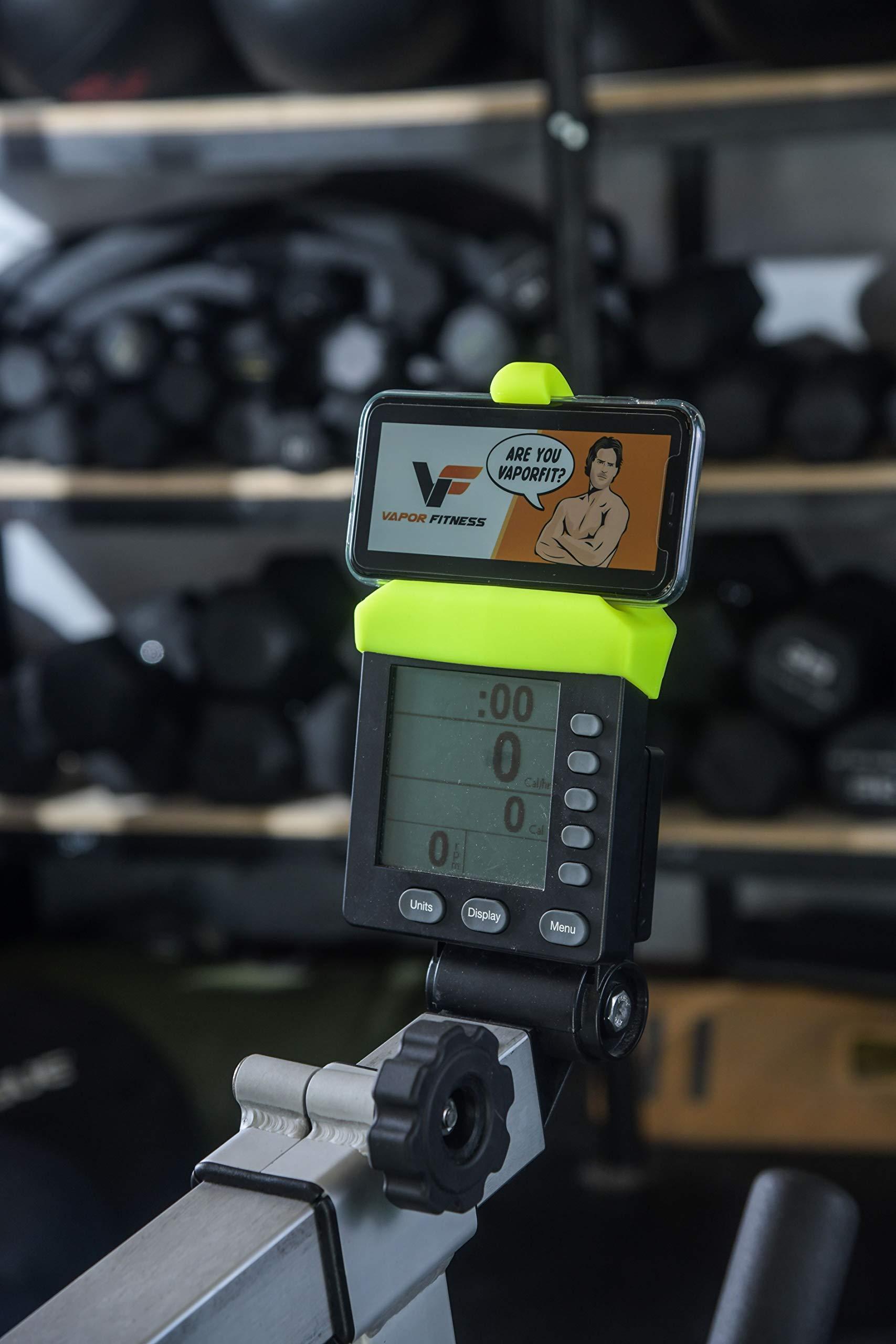 Phone Holder Made for PM5 Monitors of Concept 2 Rower, SkiErg and BikeErg - Silicone Smartphone Cradle Compatible with Concept 2 Rowing Machine. Ideal Rower Accessories - Image 7