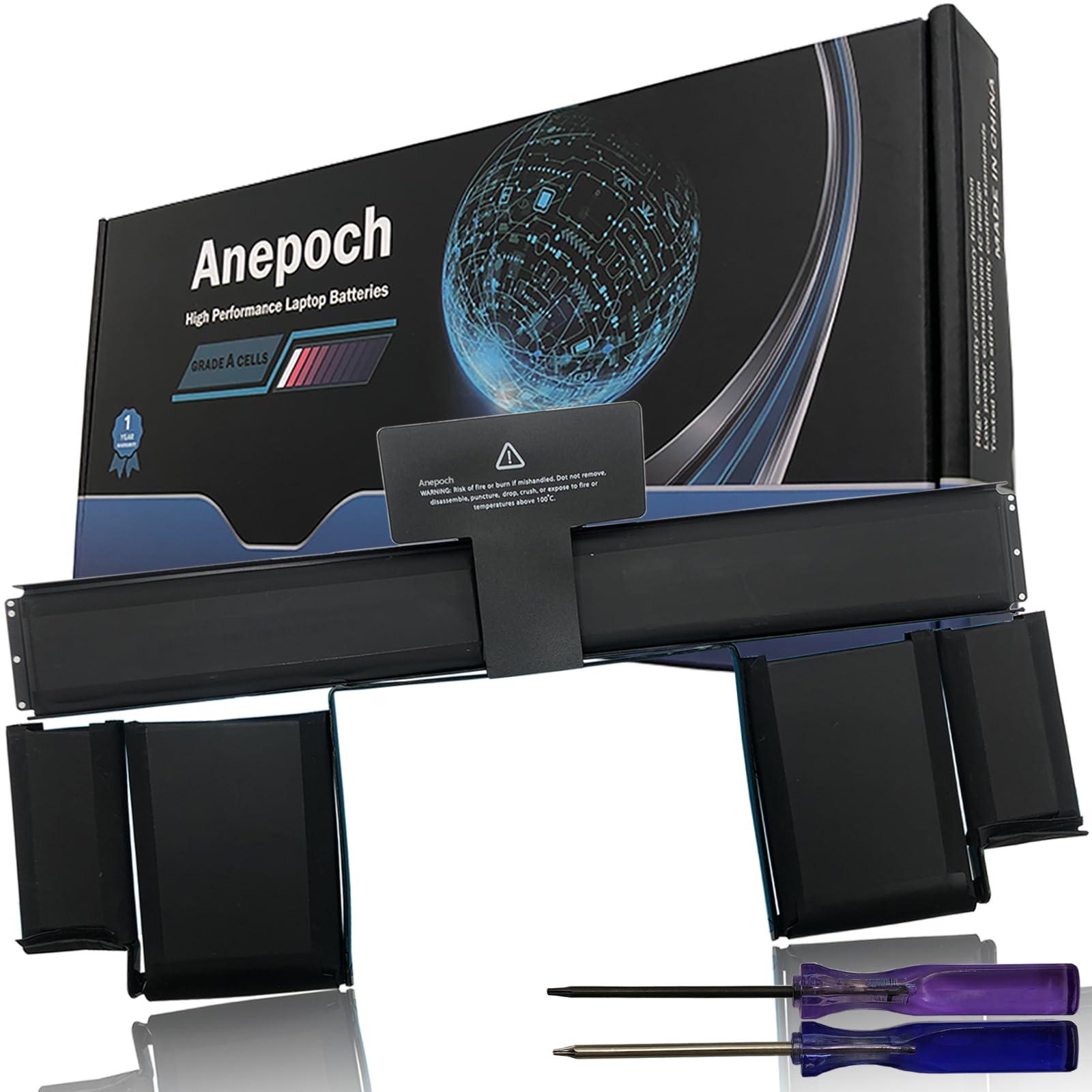 Anepoch A1437 Laptop Battery Replacement for MacBook Pro Retina 13" A1425 Late 2012 & Early 2013 Fits MD101 MD102 MD212 MD213 ME662 6600mAh 11.21V 74Wh