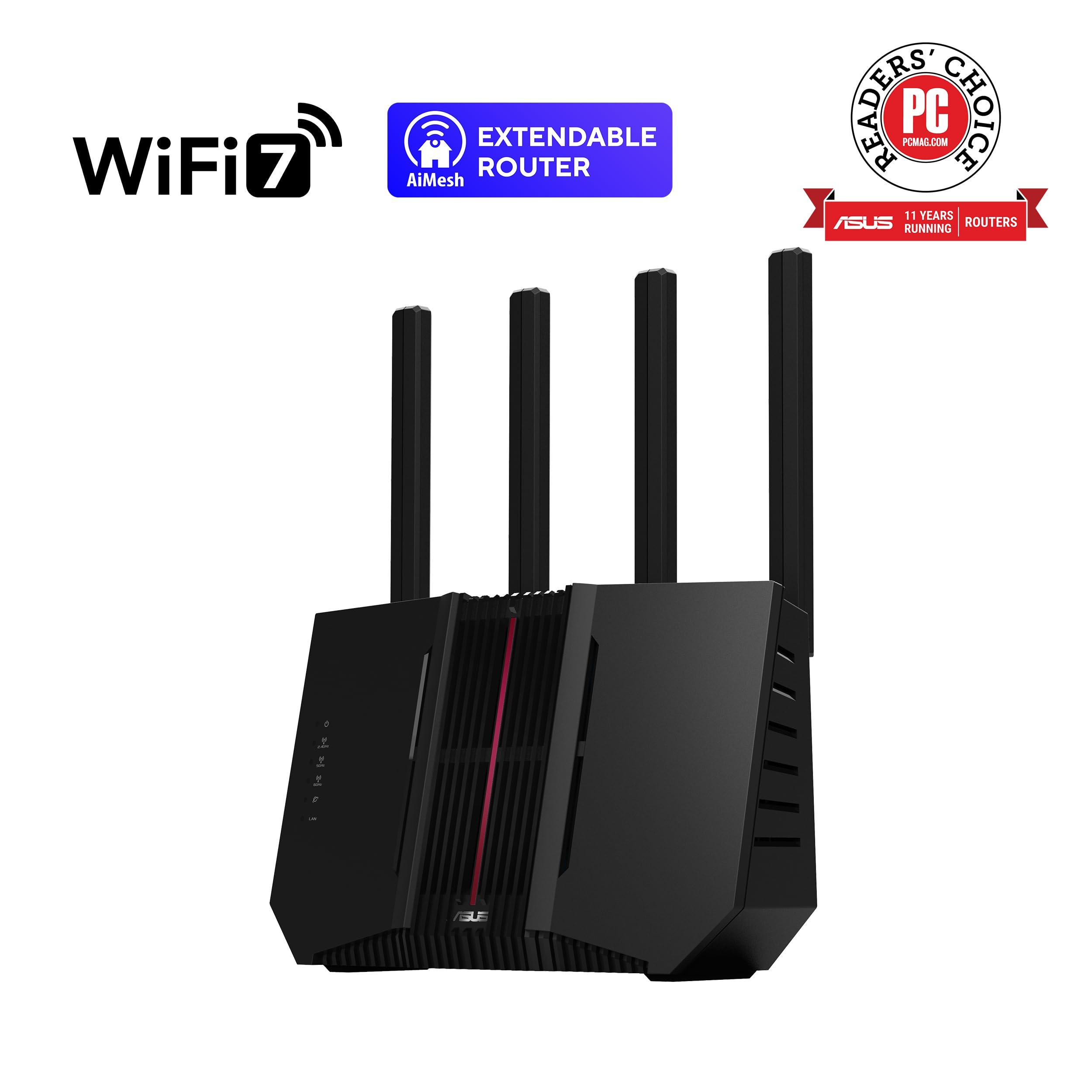 ASUS RT-BE92U BE9700 Tri-Band WiFi 7 Router, Supports New 320MHz Bandwidth & 4096-QAM, MLO, AI WAN Detection, AiMesh Support, Subscription-Free Network Security & Comprehensive VPN Features - Image 12