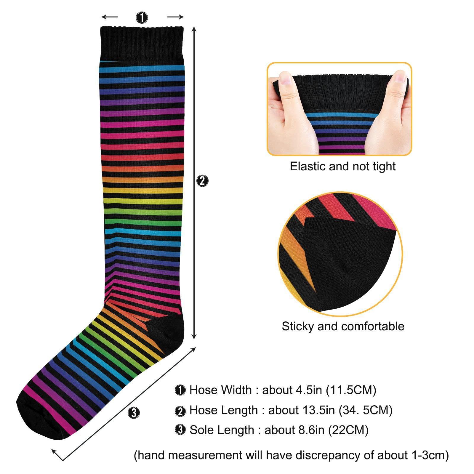 Wusikd Green Grapes Compression Socks for Women and Men Circulation Long Socks for Athletic Running 1 - Image 3