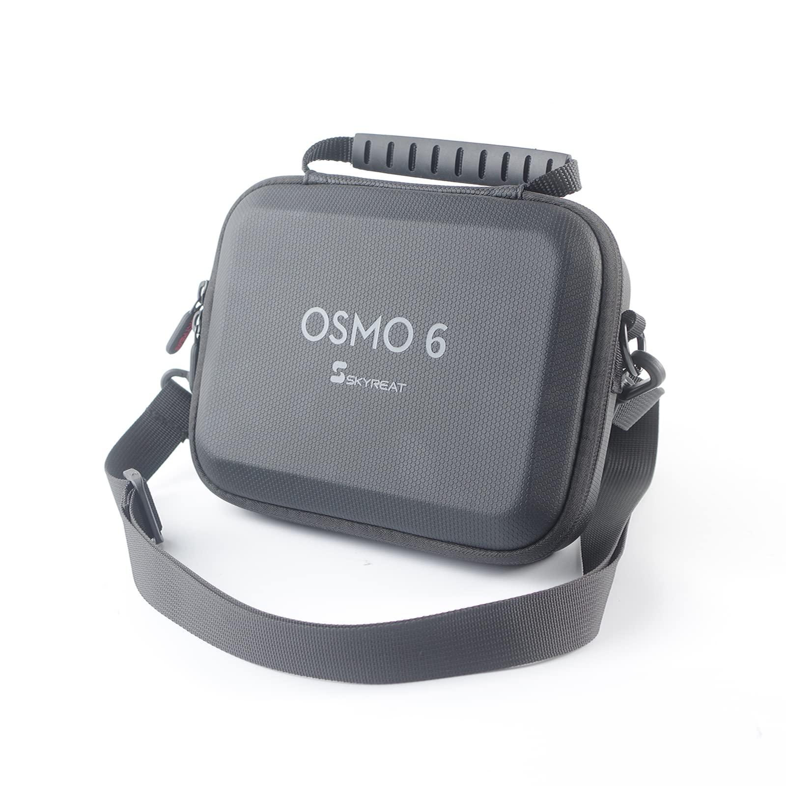 Skyreat Osmo Mobile 6 Case,PU Leather Portable Storage OM 6 Case Shoulder Bag for DJI OM 6 Smartphone Gimbal Stabilizer Accessories - Image 4