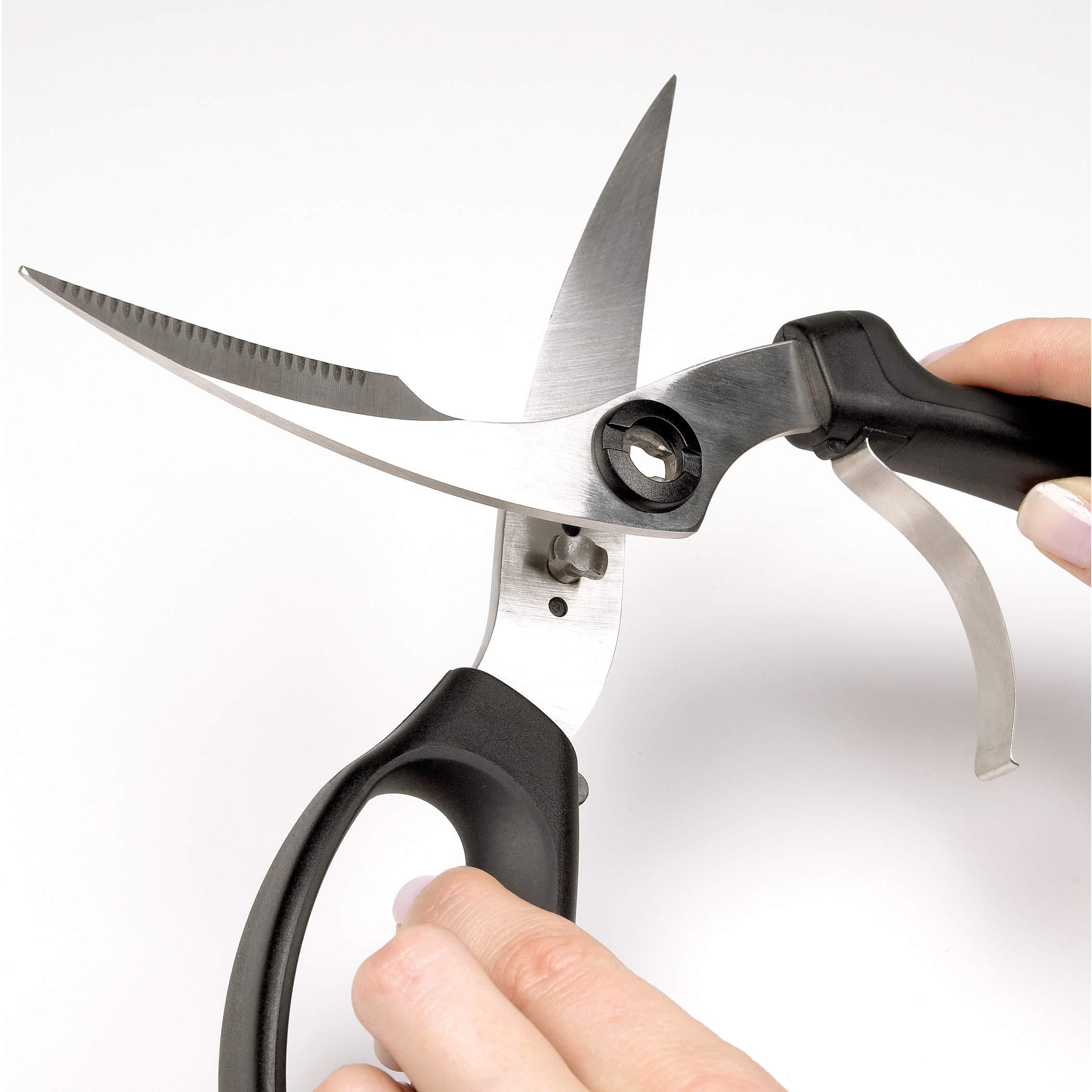 OXO Good Grips Spring-Loaded Poultry Shears, Black - Image 7