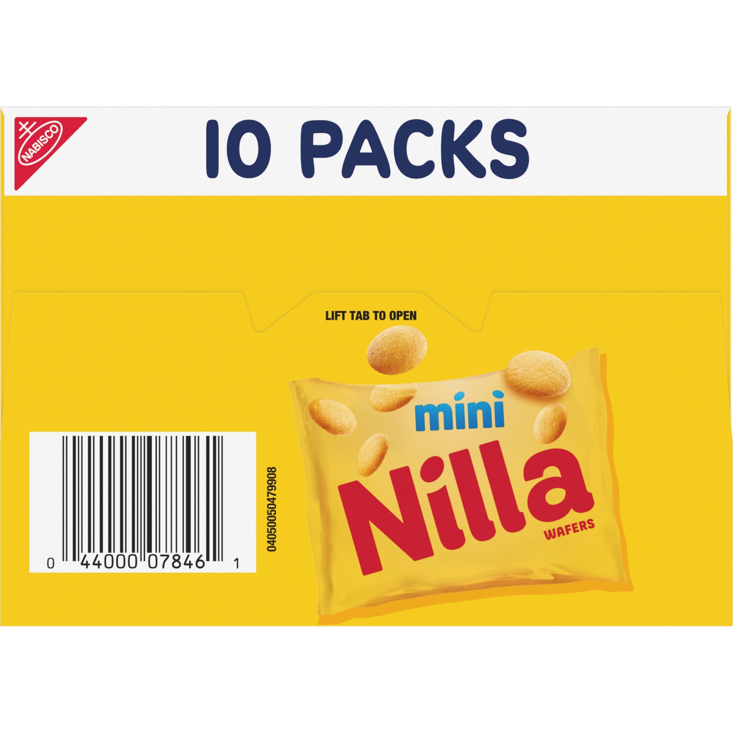 NILLA Wafers Mini Cookies, Vanilla Wafers, 10 Snack Packs - Image 18