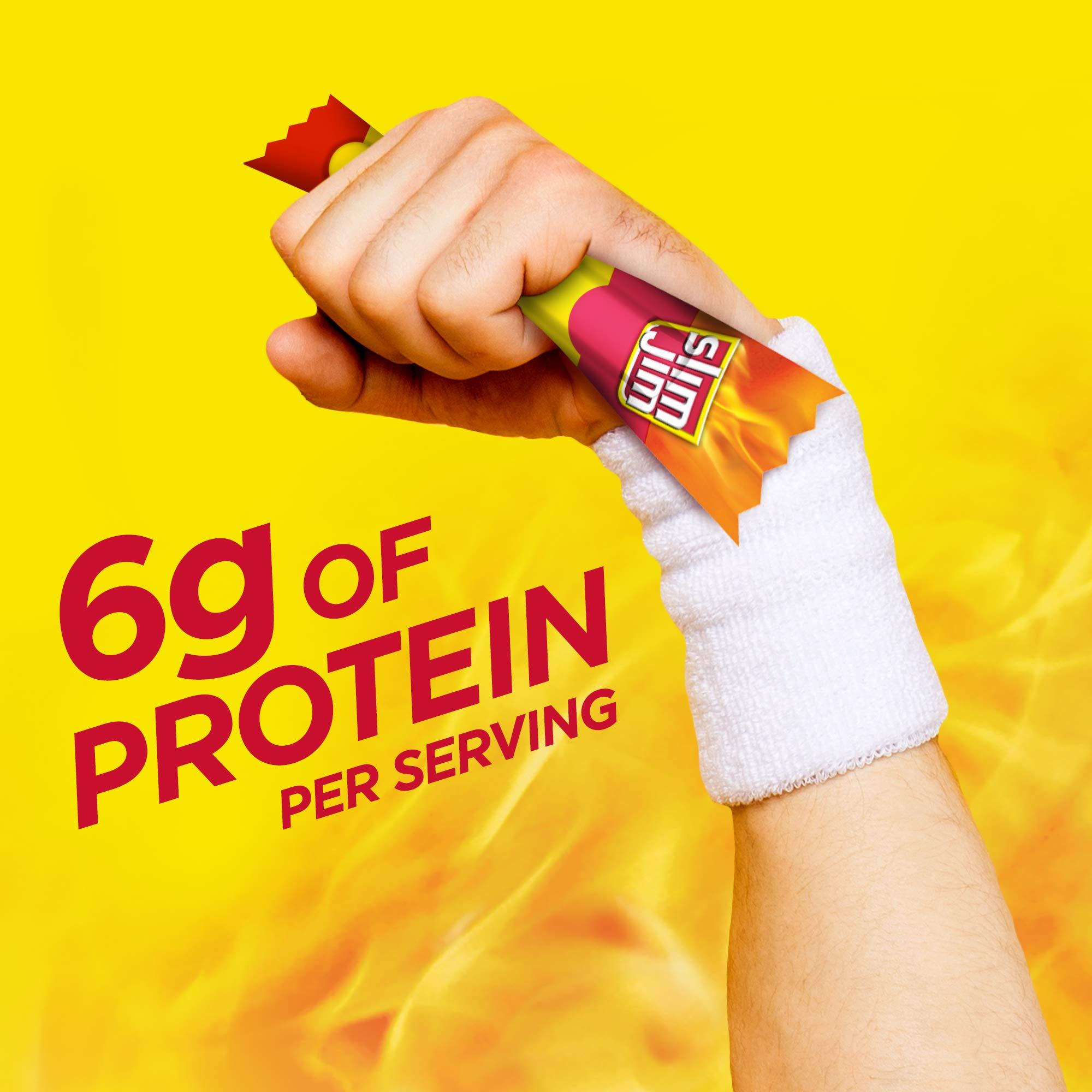 Slim Jim Smoked Meat Sticks, Original Flavor, 6g Protein Per Serving, Snack Size, 0.28 oz. (14 Count) - Image 4