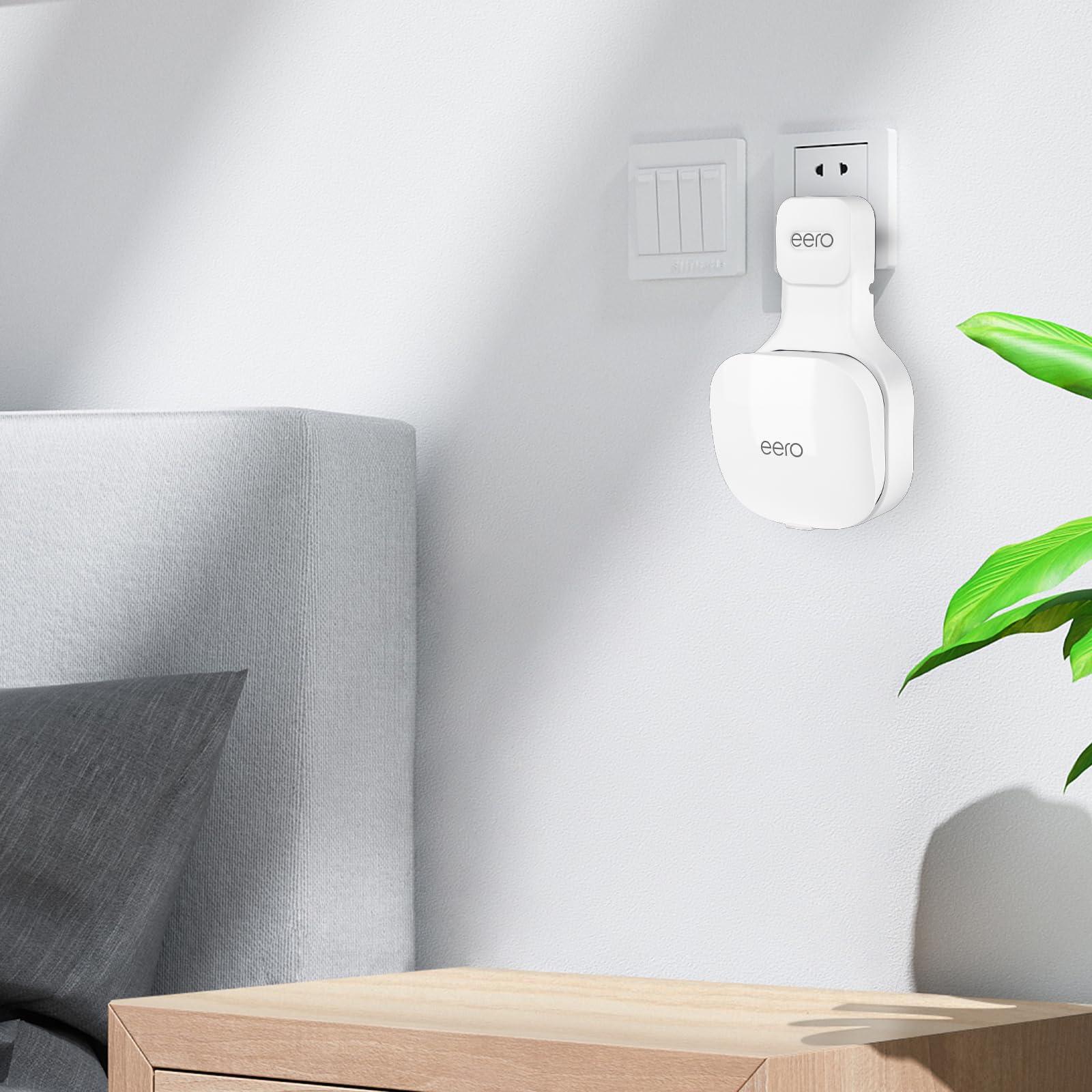 Wall Mount Holder Only for eero Mesh WiFi Router,(NOT Compatible with eero 6/ eero 6+/ eero Pro/eero Pro 6E), Perfect for Storing Power Cords and Plugs - Image 7