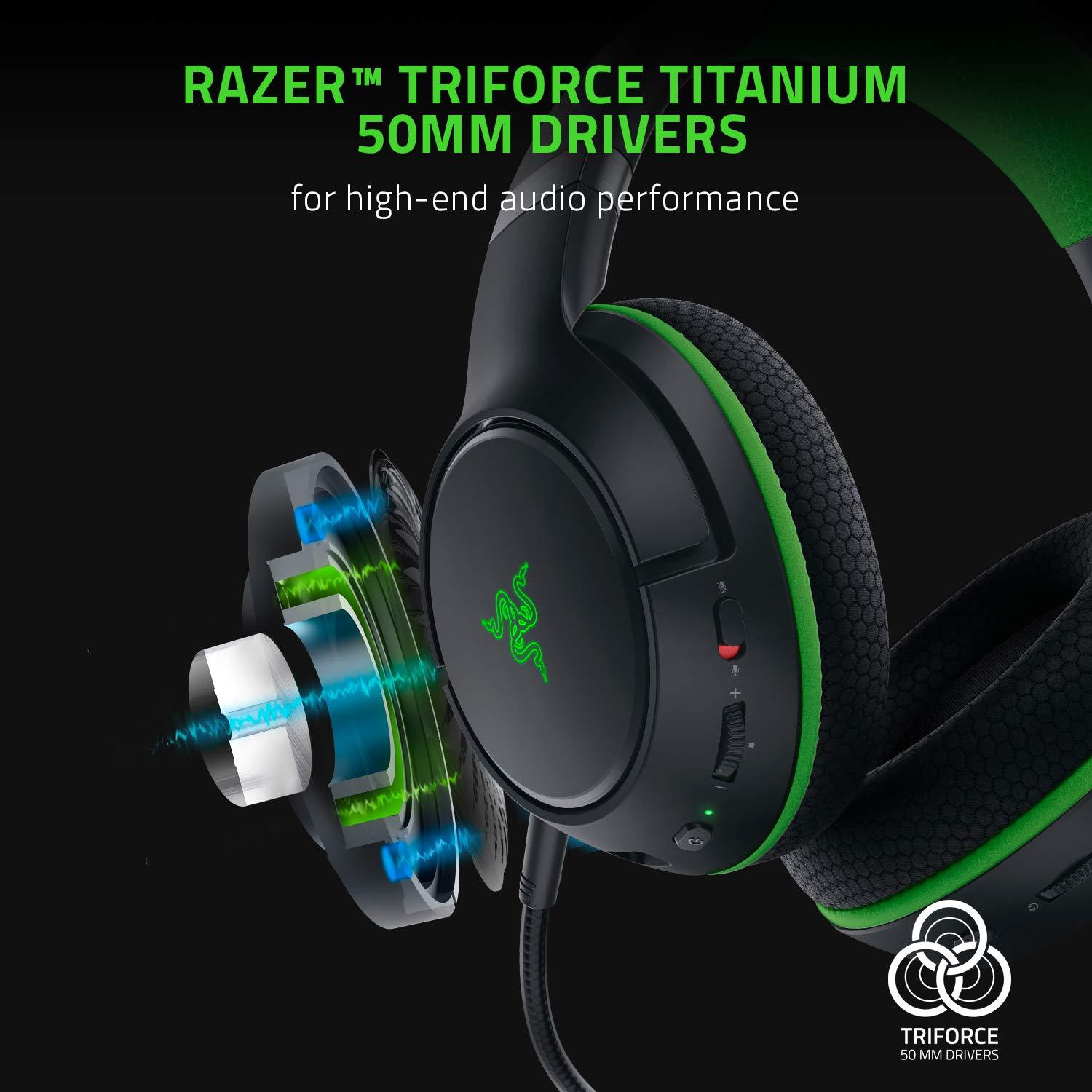 Wireless Xbox Gaming Headset: Razer Kaira Pro with Titanium Drivers & Supercardioid Mic - Black - Image 2