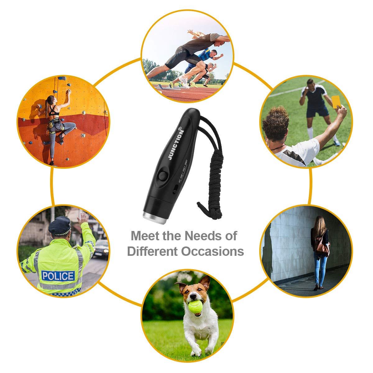 UNIWA Electronic Whistle, Battery Operated Whistle Adjustable 3 Different Loud Whistle Sounds with Lanyard Handheld Electronic Whistles for Referees Volleyball Coaches Teacher, Soccer Sports Whistle - Image 6