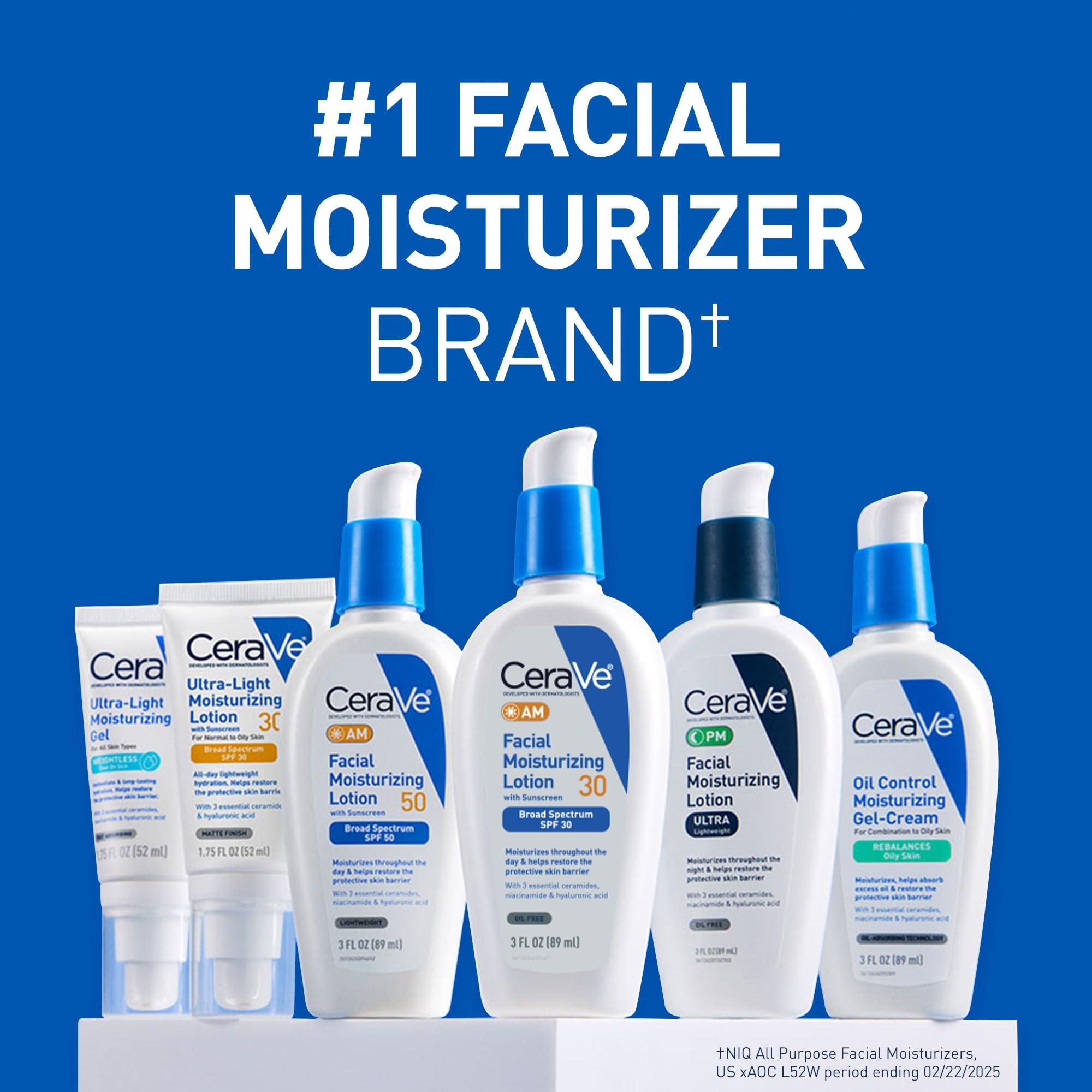 CeraVe AM Facial Moisturizing Lotion with SPF 30, Oil-Free Face Moisturizer with SPF, Formulated with Hyaluronic Acid, Niacinamide & Ceramides, Non-Comedogenic, Broad Spectrum Sunscreen, 3 Ounce - Image 7