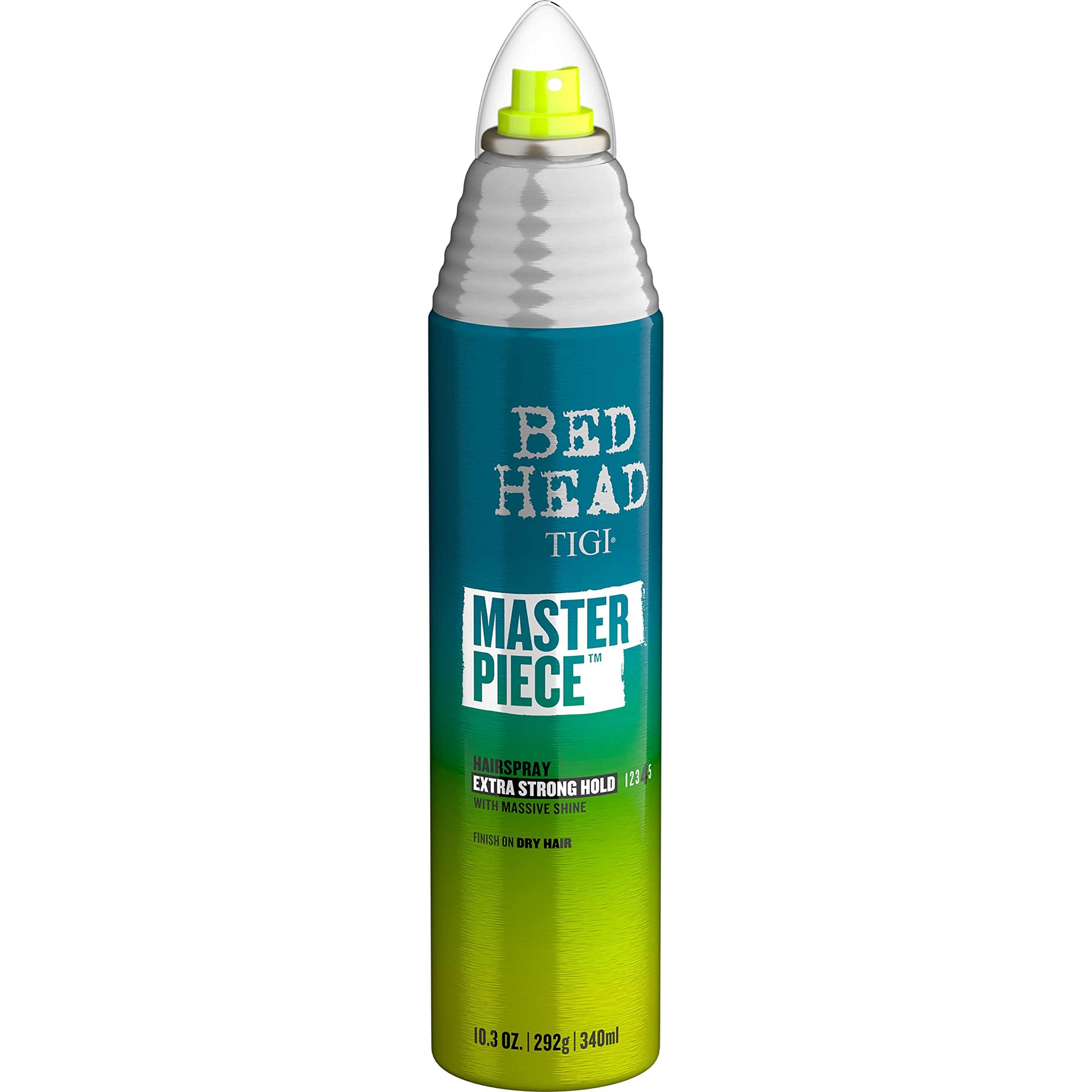 Bed Head by TIGI Frizz Control Hairspray Extra Hold Masterpiece Hair Care Spray for Incredibly Shiny and Glossy Hair, 10.3 oz - Image 4
