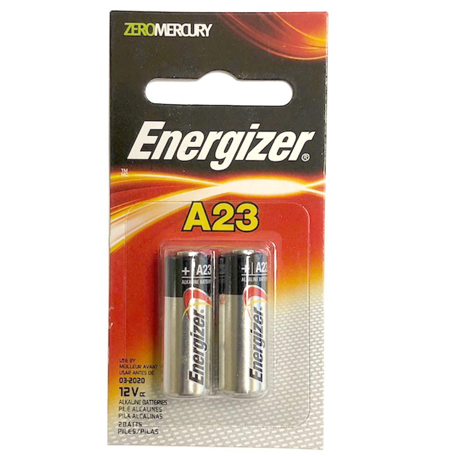 Energizer A23 Batteries, A23 Battery Alkaline, 2 Count