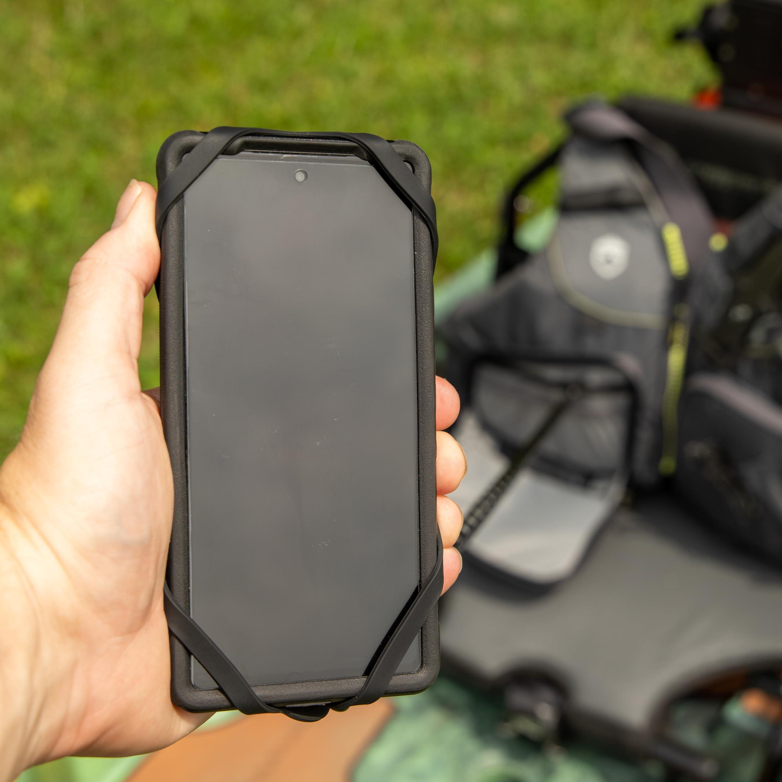 YakAttack Universal Smartphone Harness with Tether | Flexible Silicone Grip | Phone Leash for Kayaking, Fishing & Boating | Compatible with Most Phones - Image 7