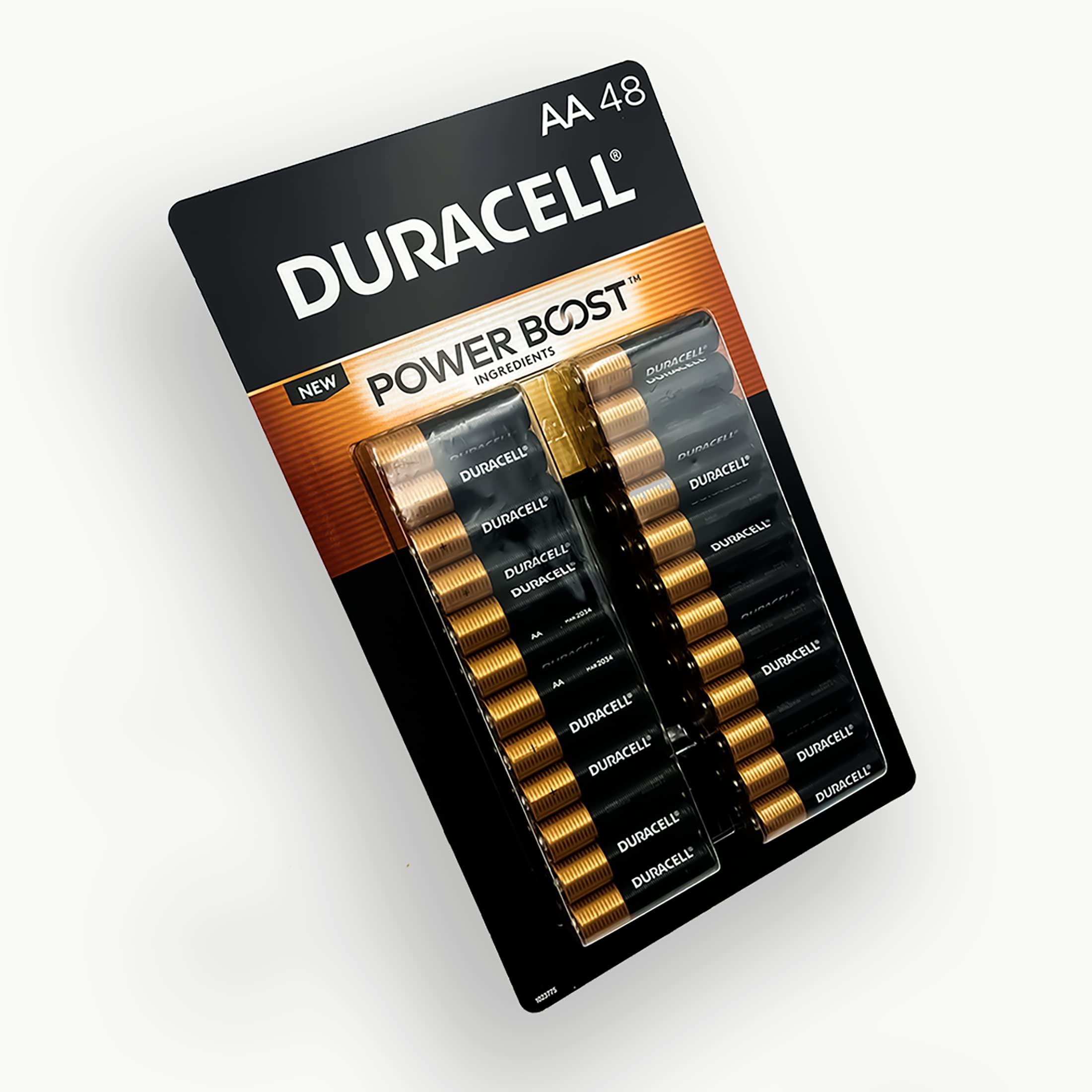 Duracell Coppertop Alkaline-Manganese Dioxide AA Battery, 1.5V, (Pack of 48) - Image 3
